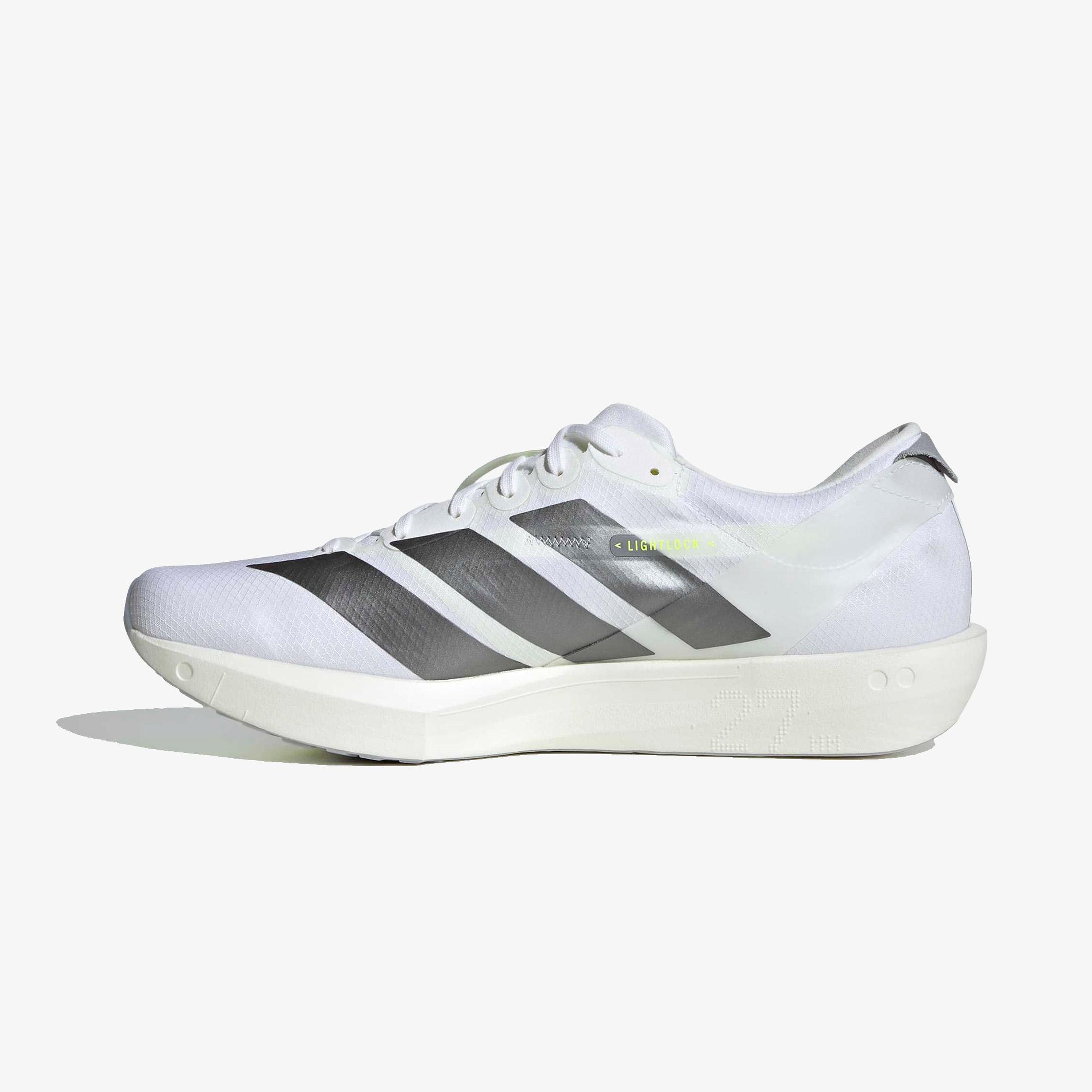 adidas Adizero Adios 9 Erkek Beyaz Koşu Ayakkabısı