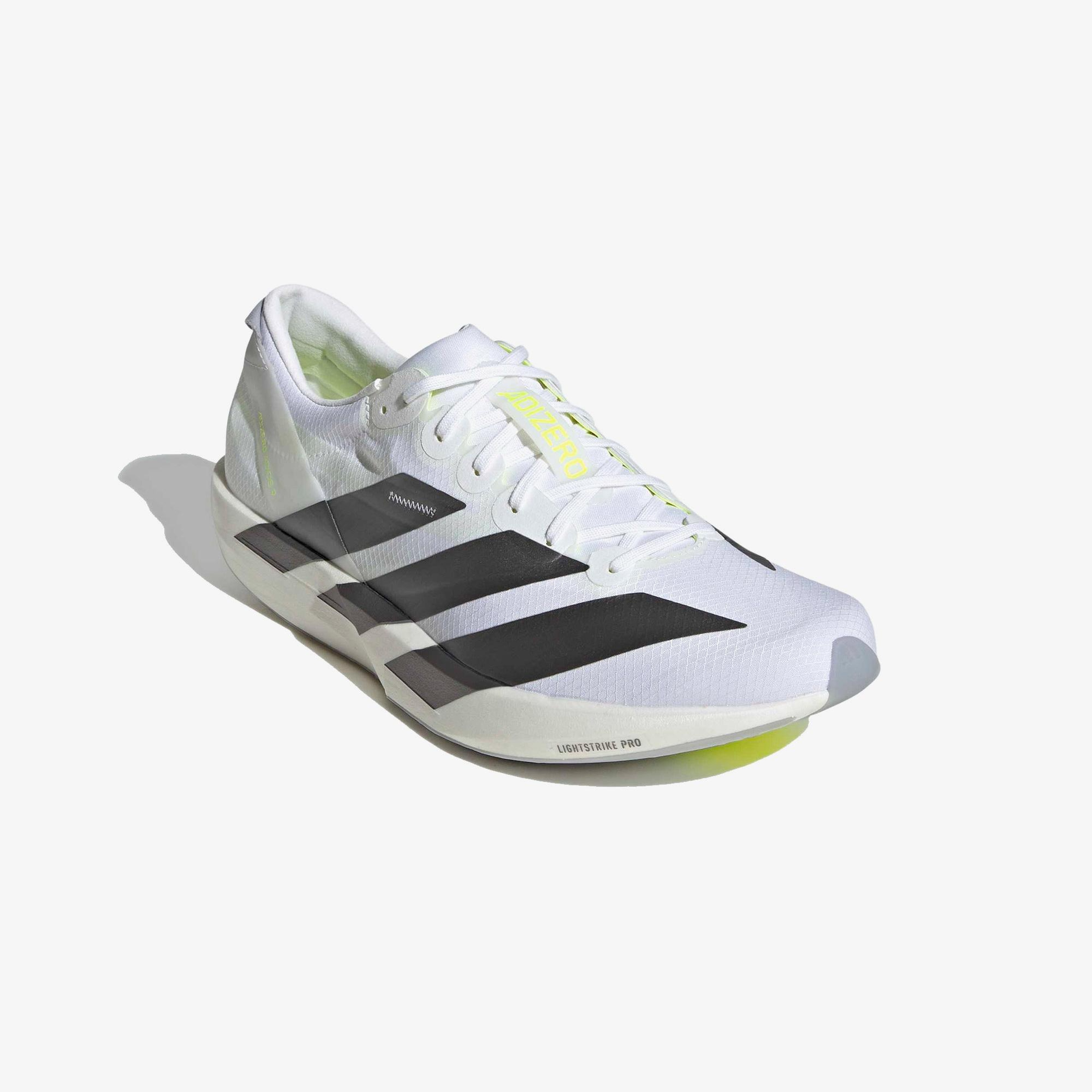 adidas Adizero Adios 9 Erkek Beyaz Koşu Ayakkabısı