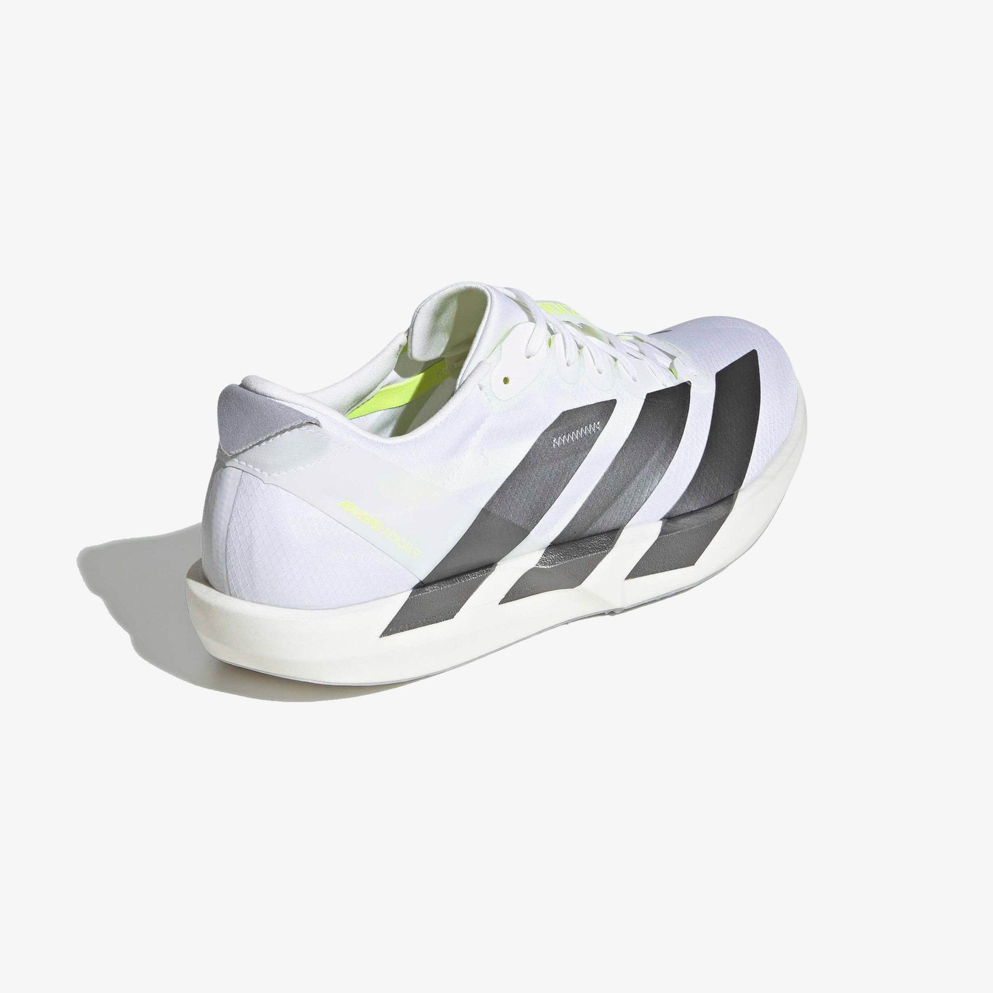 adidas Adizero Adios 9 Erkek Beyaz Koşu Ayakkabısı