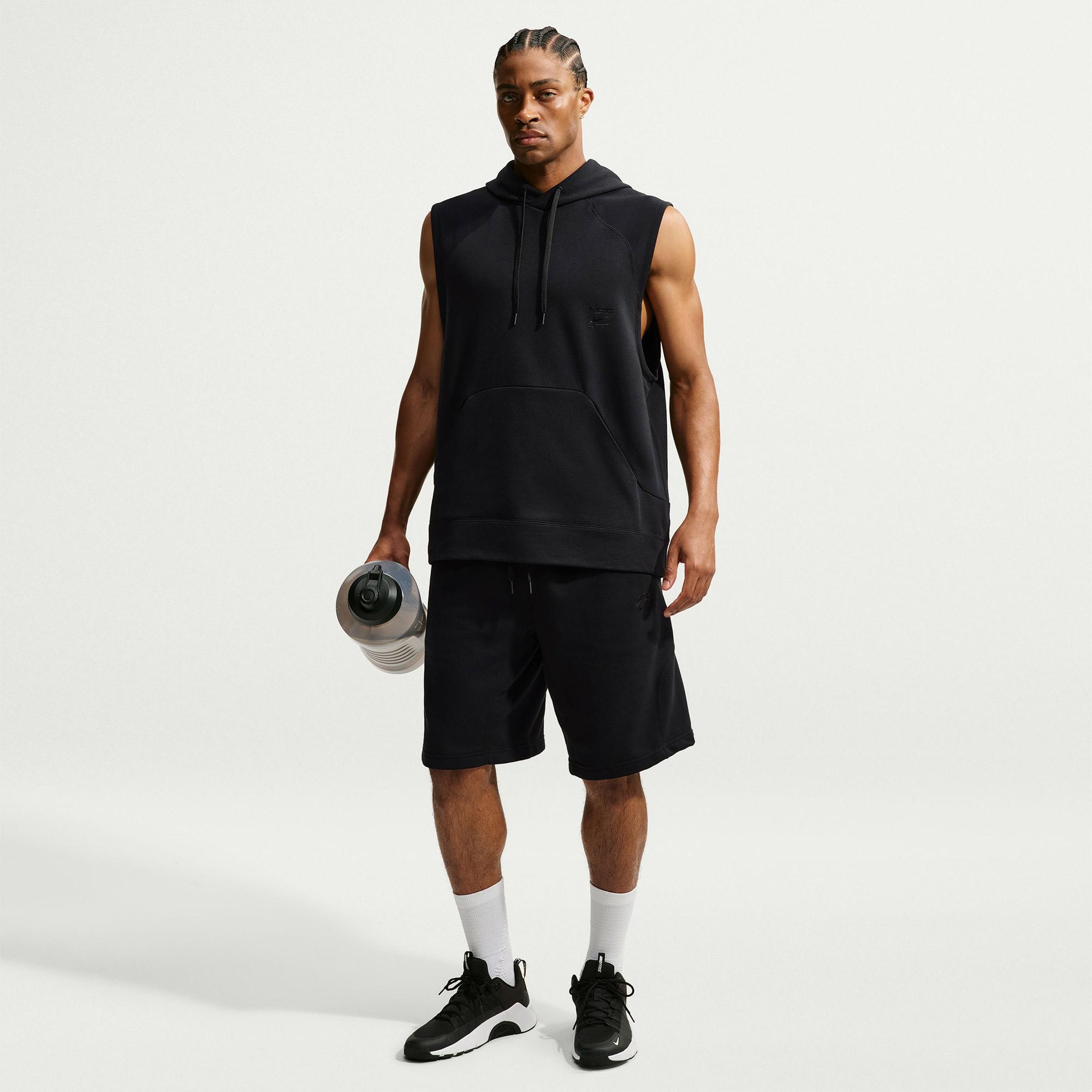 Nike Dri-Fit N.A.C. Sleeveless Erkek Siyah Hoodie