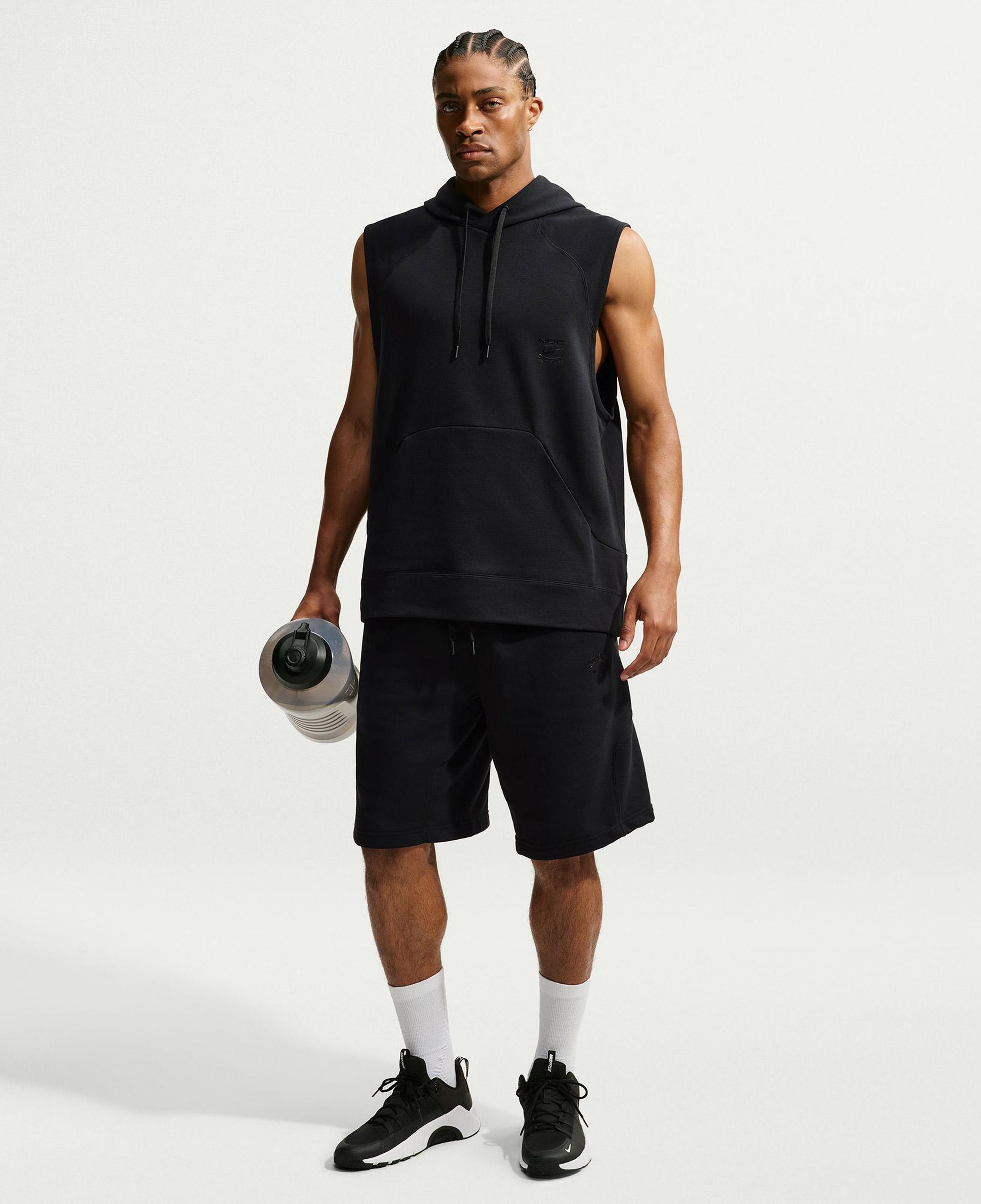 Nike Dri-Fit N.A.C. Sleeveless Erkek Siyah Hoodie