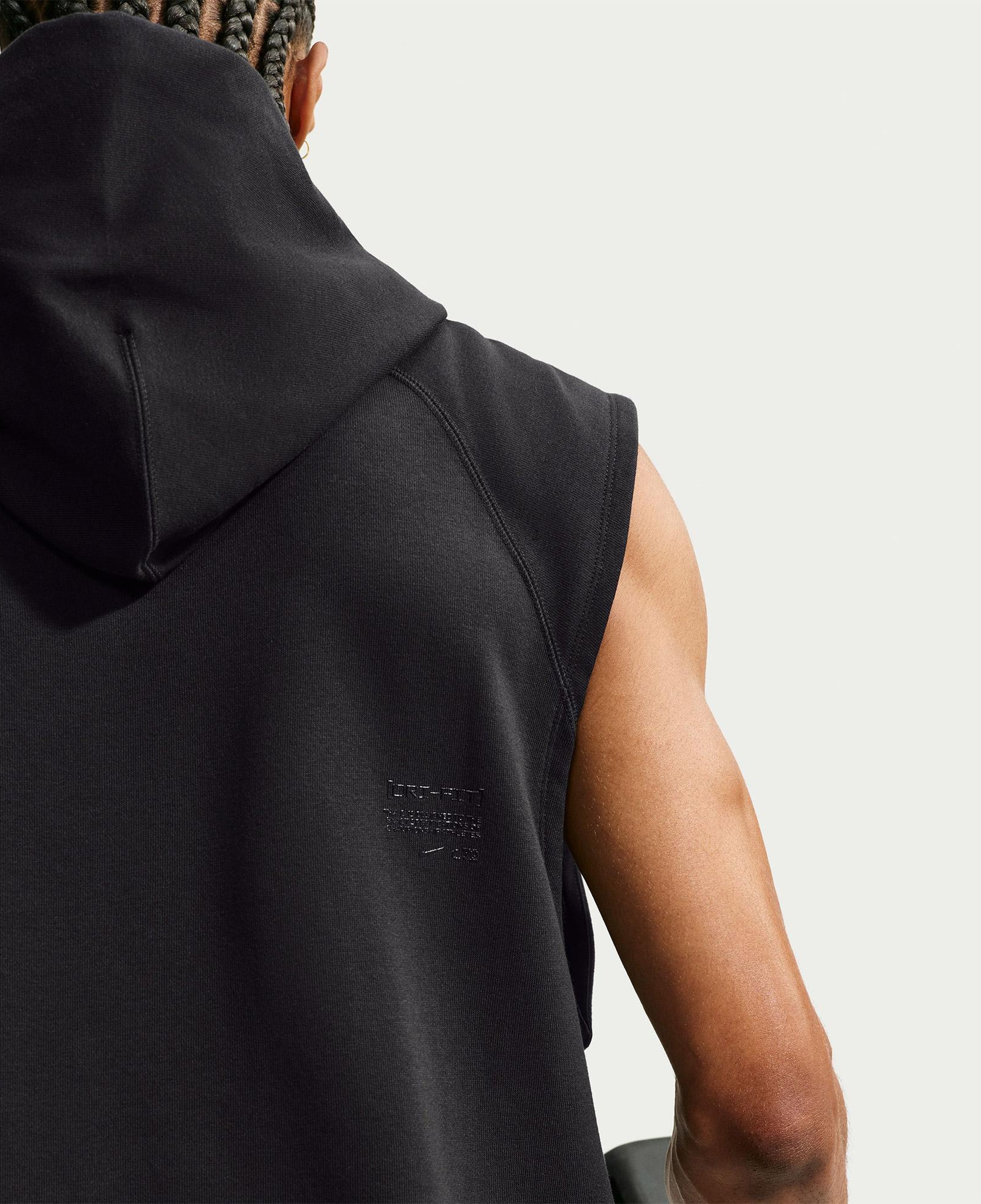 Nike Dri-Fit N.A.C. Sleeveless Erkek Siyah Hoodie