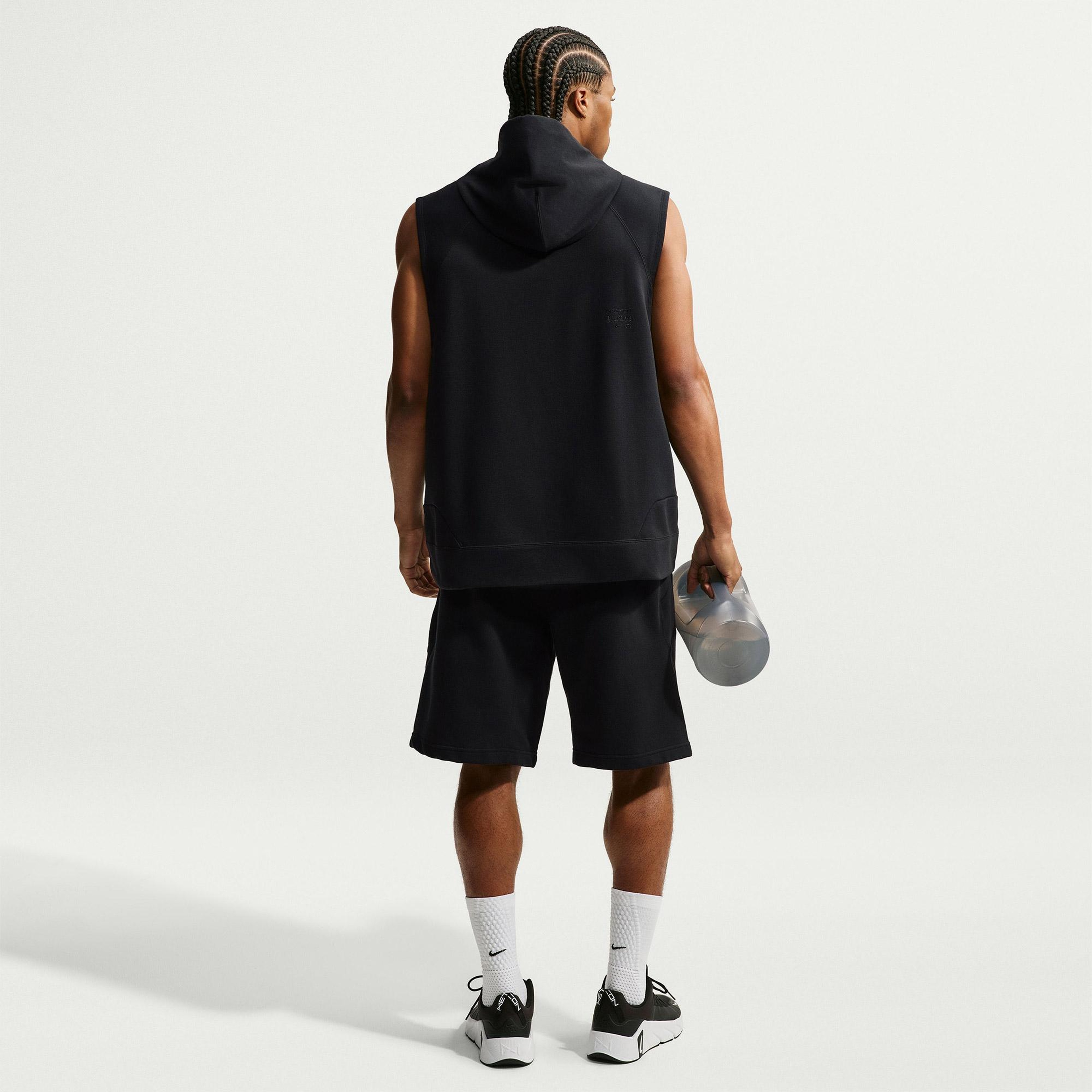 Nike Dri-Fit N.A.C. Sleeveless Erkek Siyah Hoodie