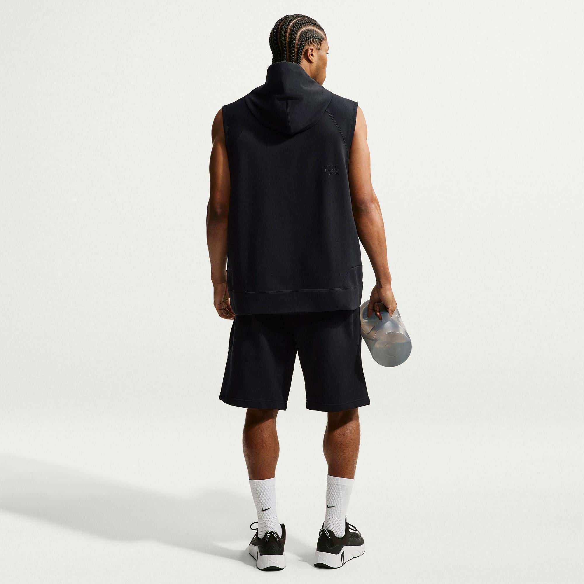 Nike Dri-Fit N.A.C. Sleeveless Erkek Siyah Hoodie