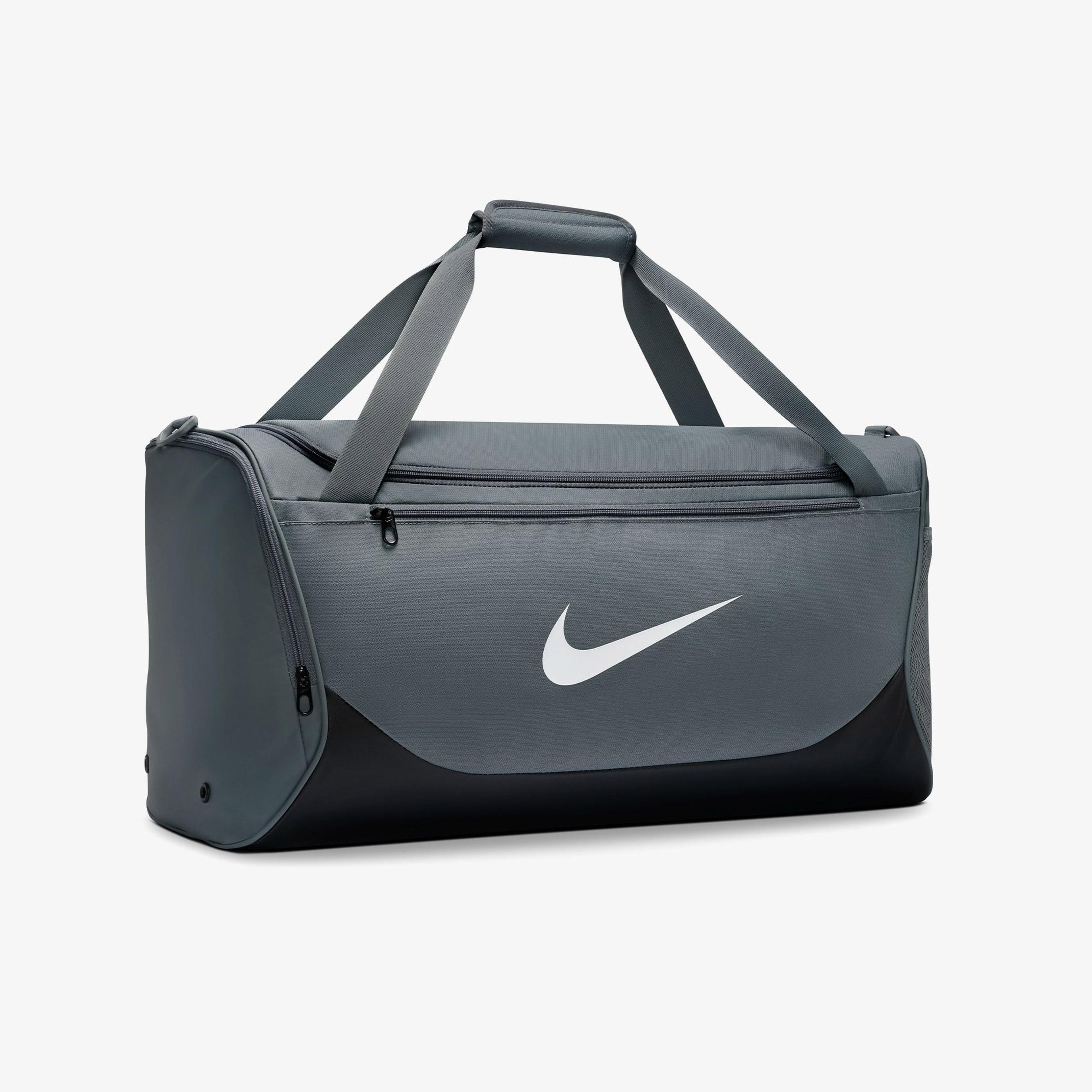 Nike Brasilia X Unisex Gri Spor Çantası
