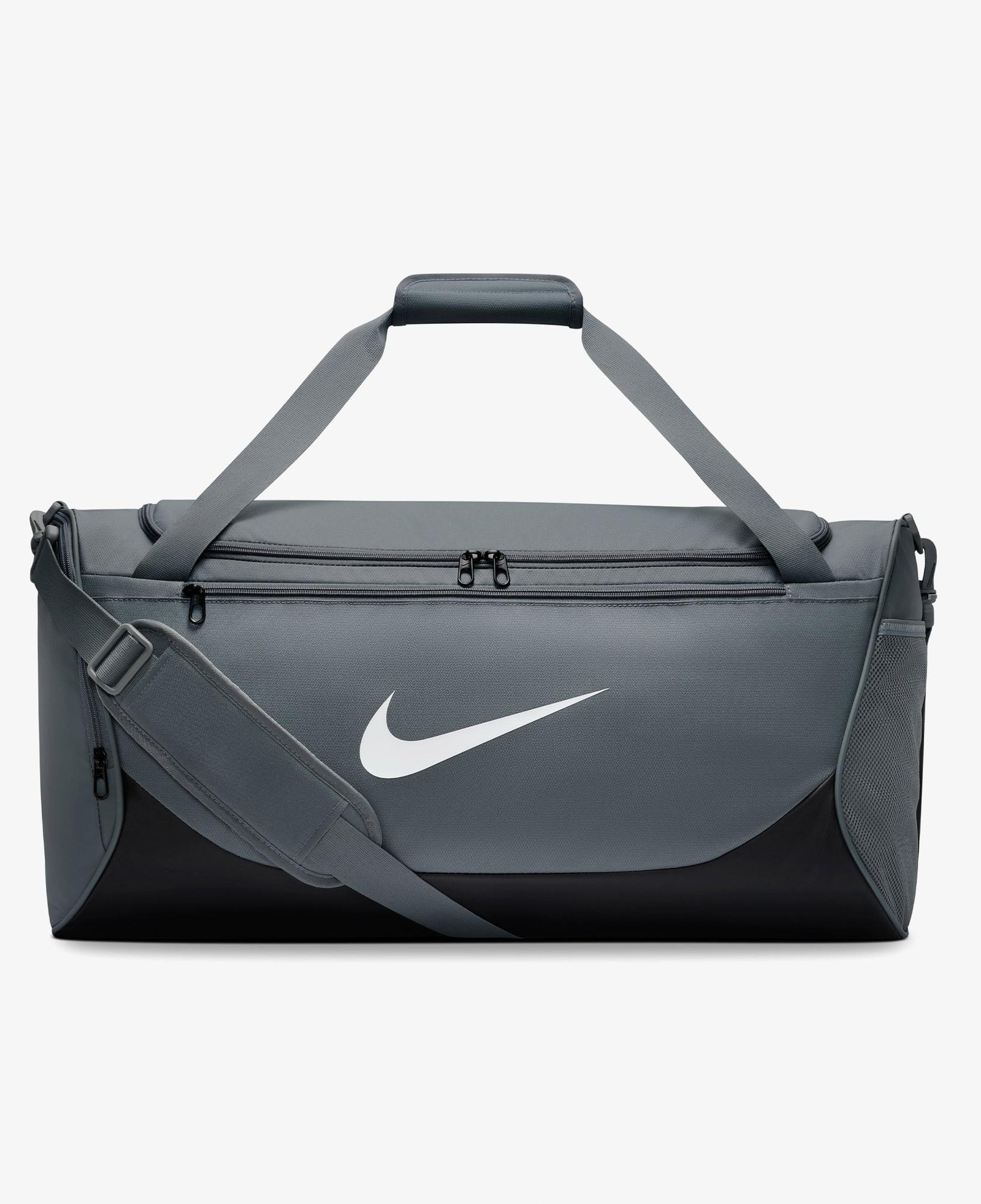 Nike Brasilia X Unisex Gri Spor Çantası