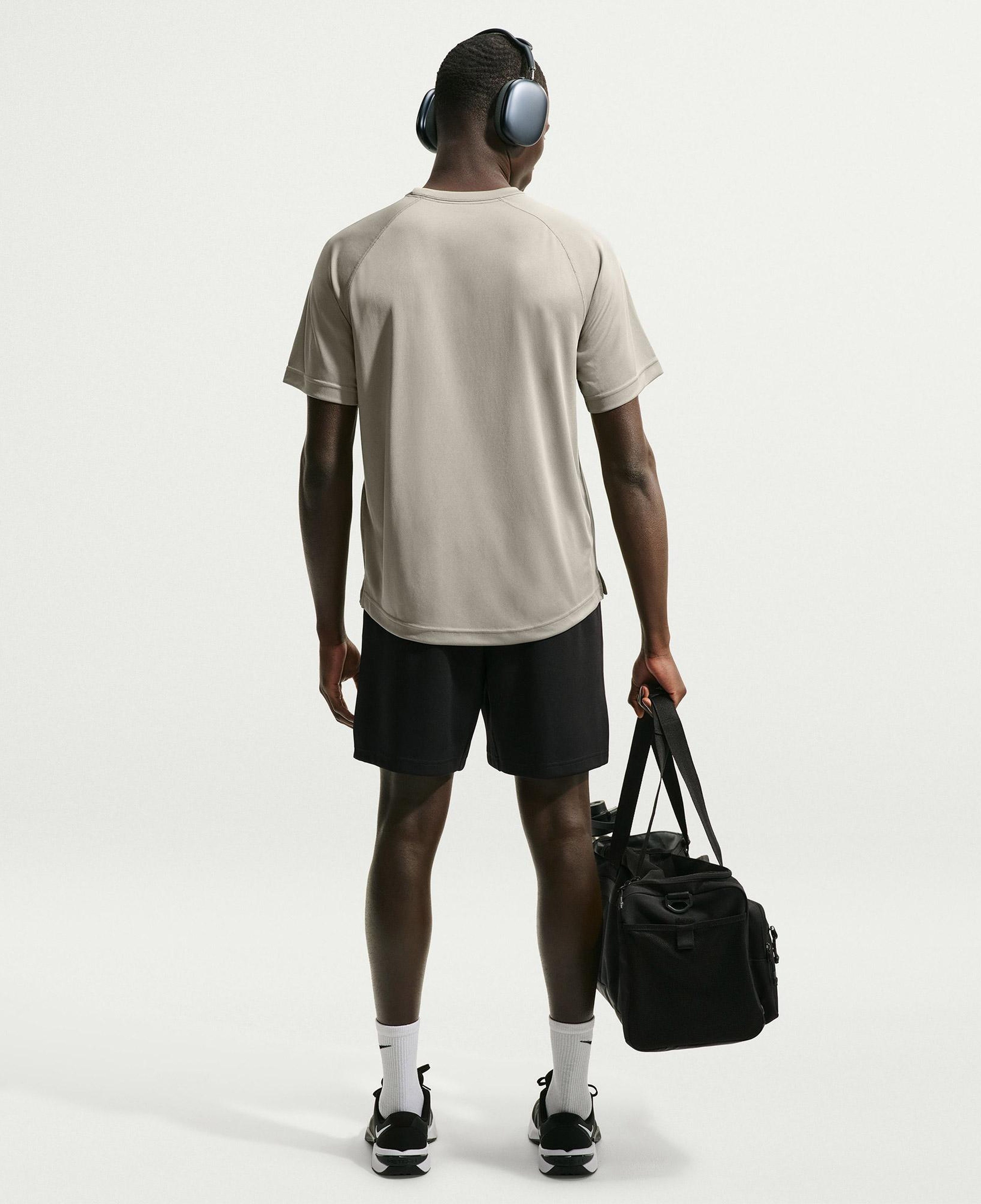 Nike Dri-Fit Flex Erkek Bej T-Shirt