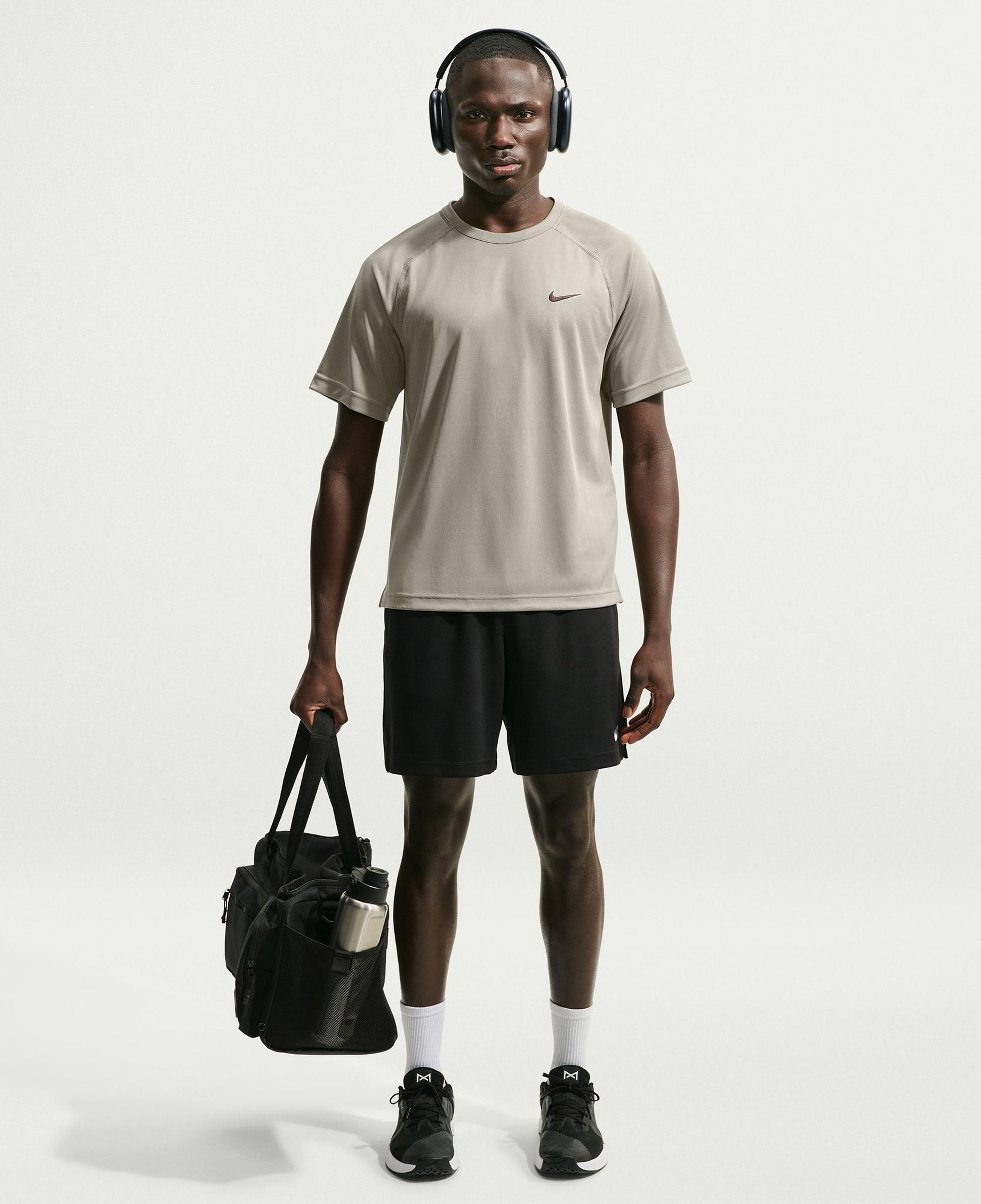 Nike Dri-Fit Flex Erkek Bej T-Shirt