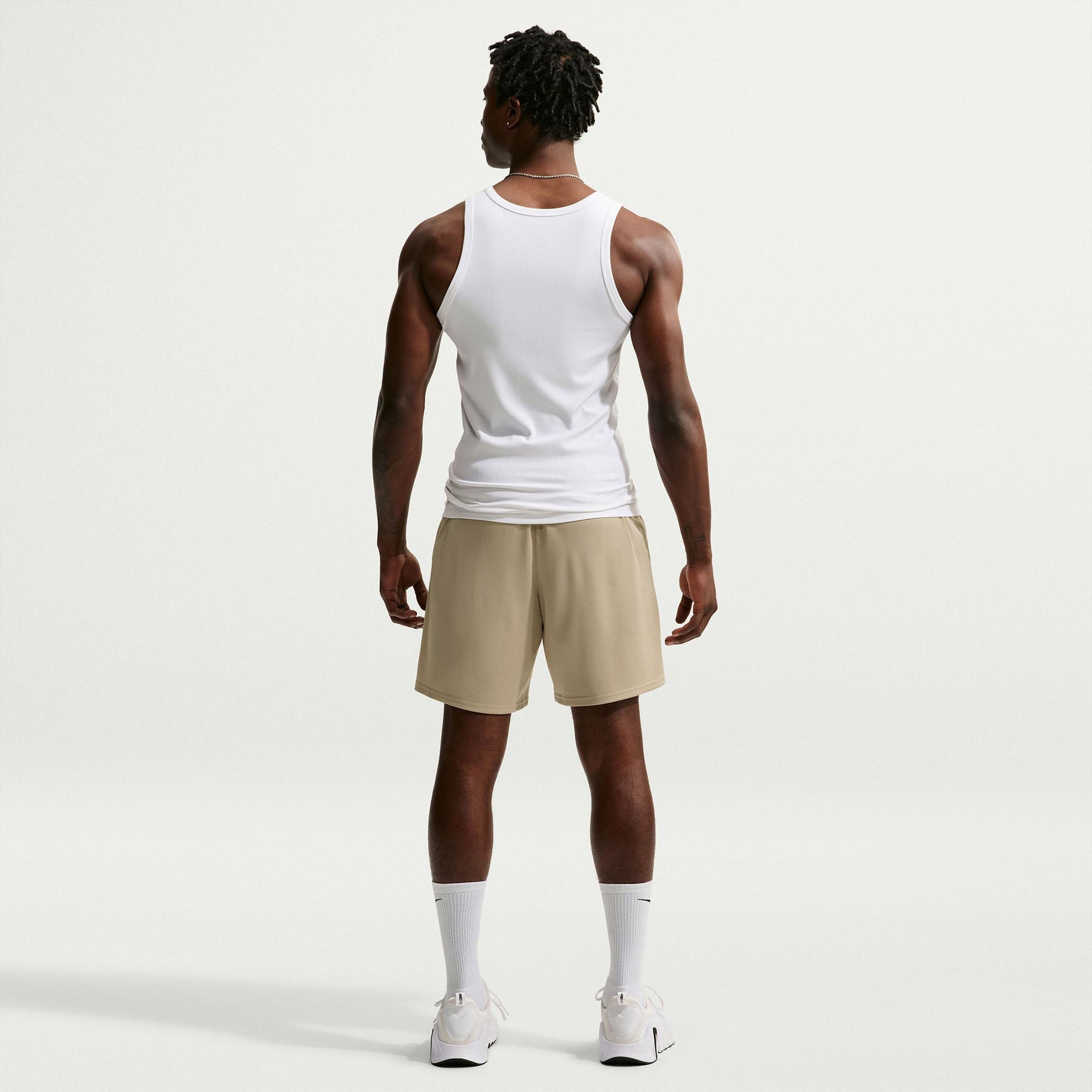 Nike Dri-Fit Flex 18 cm Erkek Bej Şort