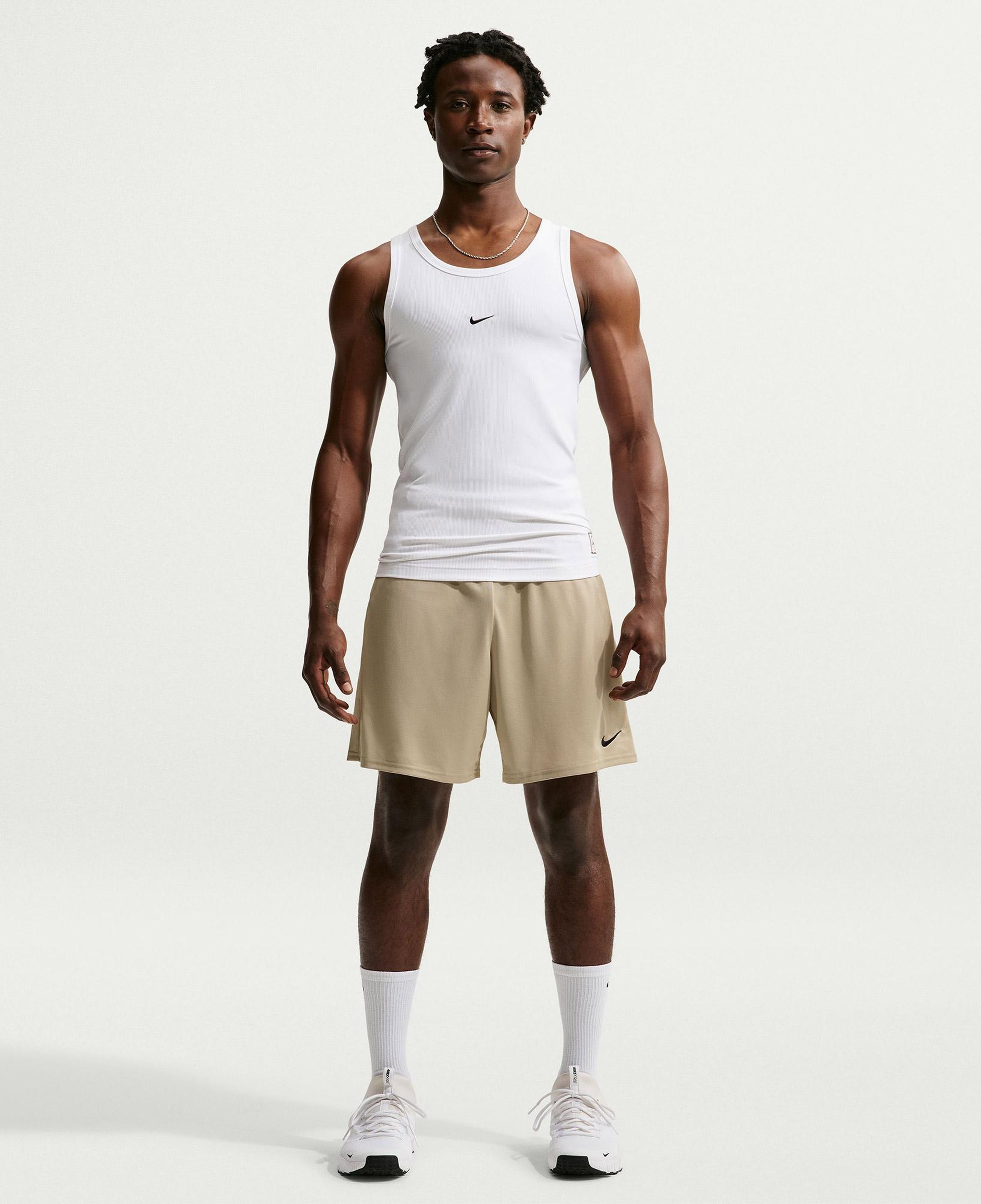 Nike Dri-Fit Flex 18 cm Erkek Bej Şort
