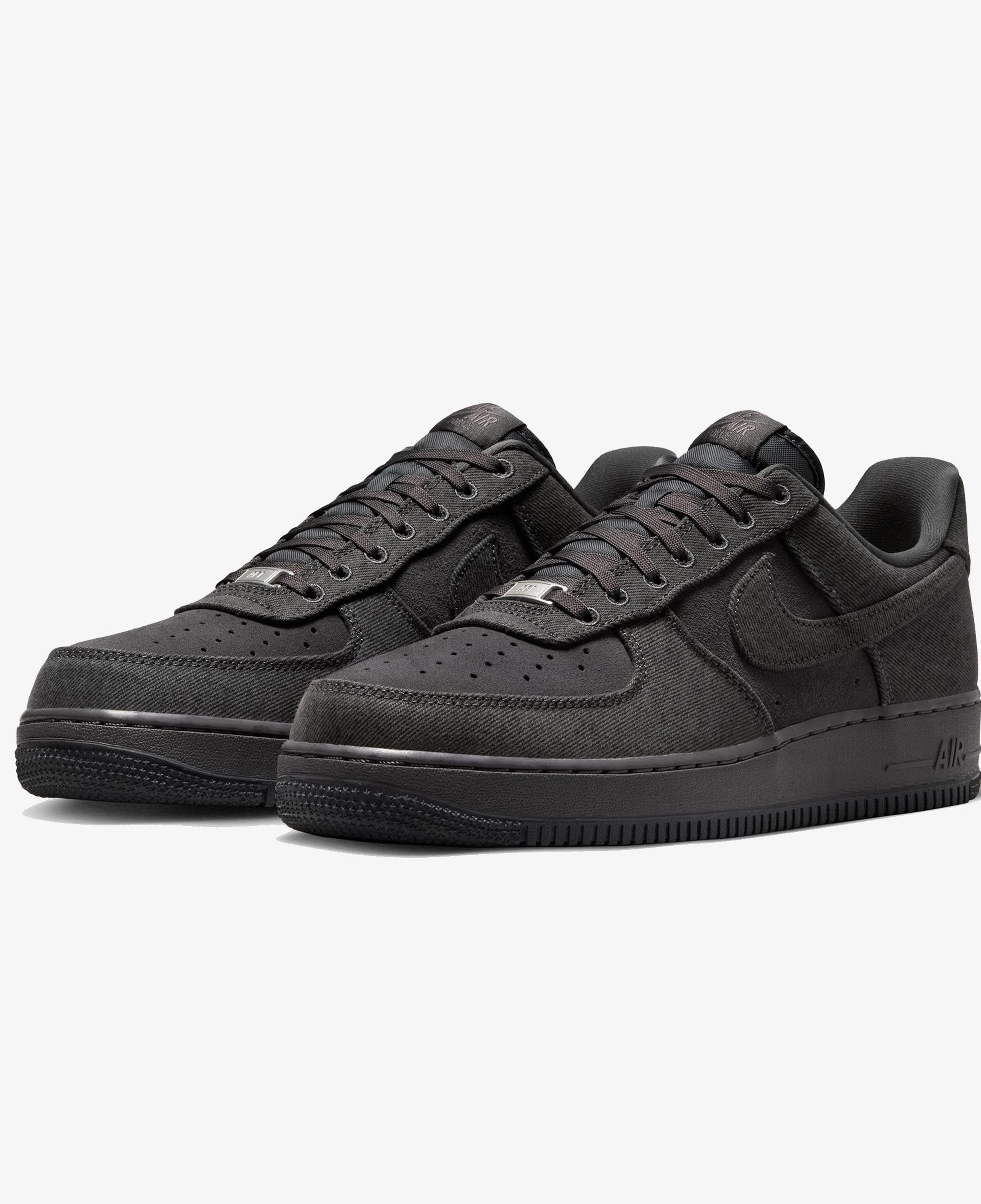 Nike Air Force 1 '07 LV8 Erkek Siyah Spor Ayakkabı