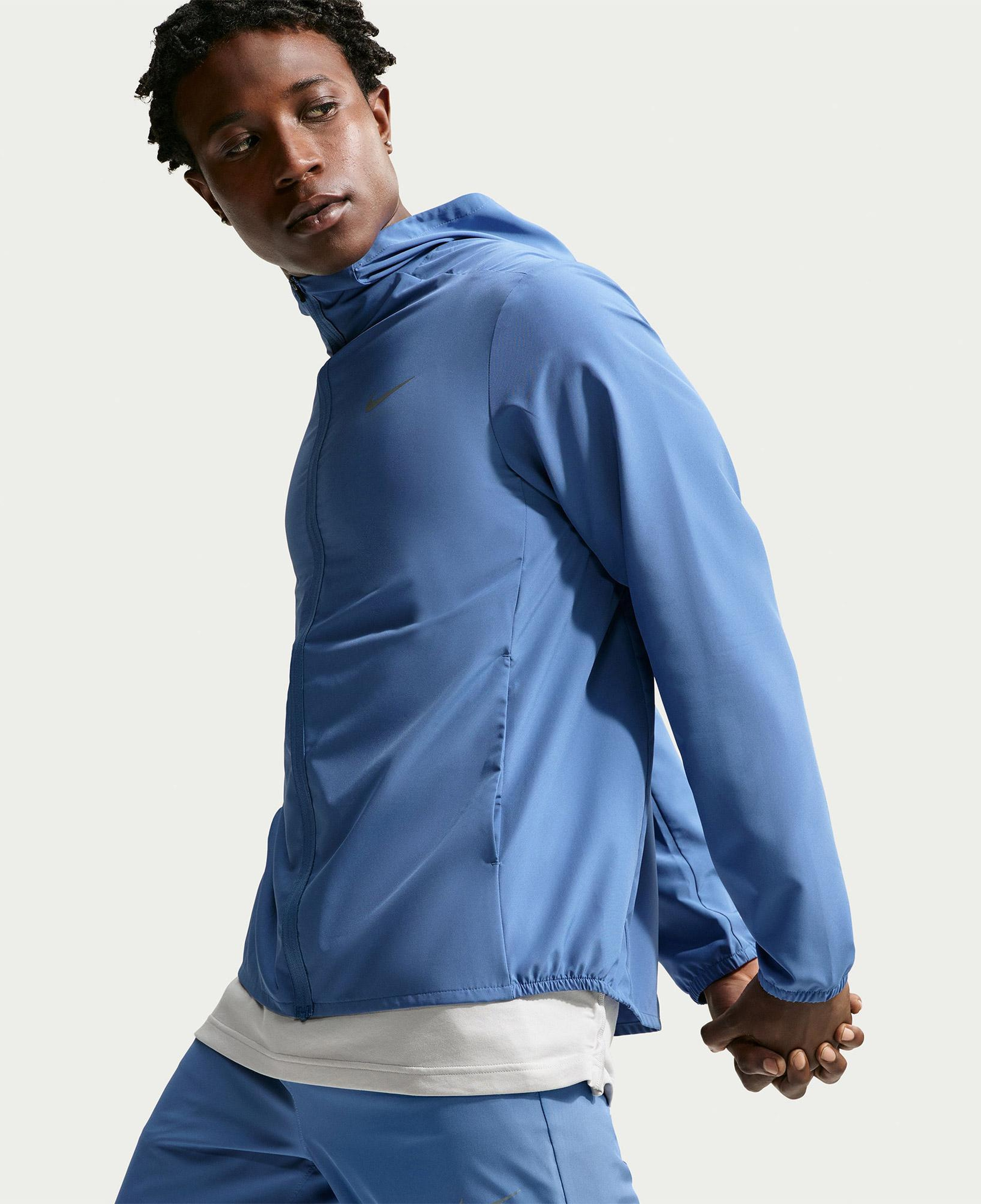 Nike Dri-Fit Form Erkek Mavi Eşofman Üstü