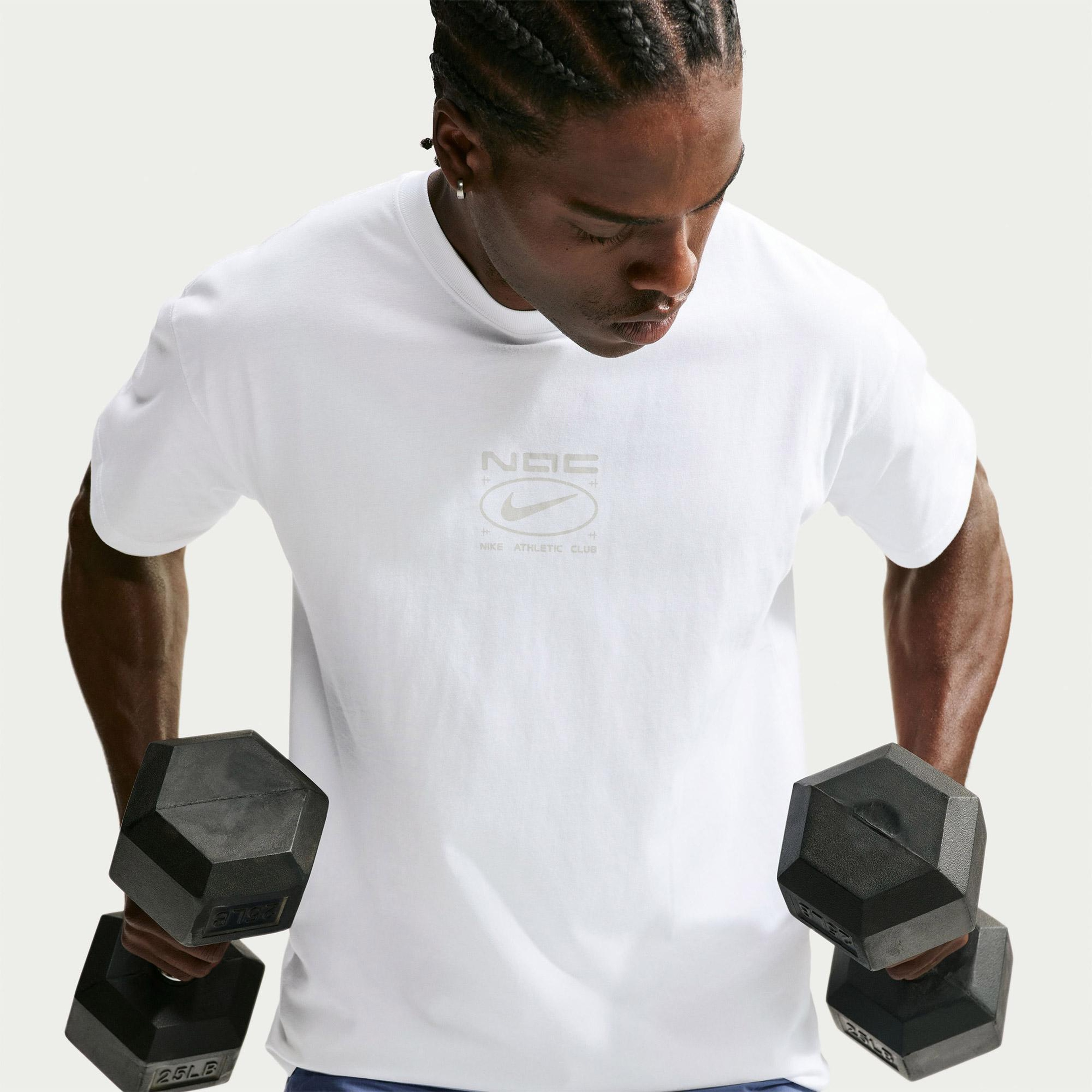 Nike N.A.C. Erkek Beyaz T-Shirt
