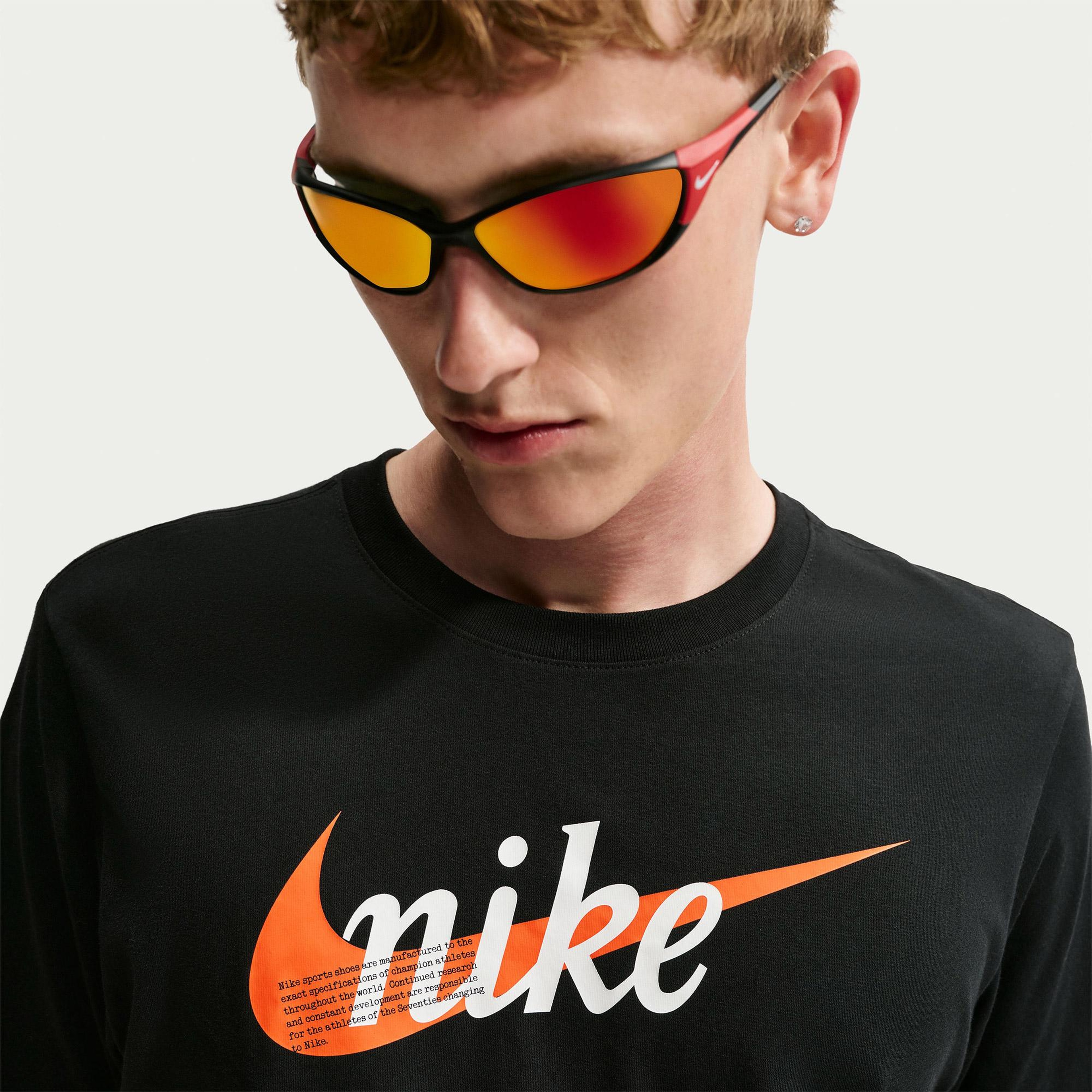Nike Sportswear Club Brand Erkek Siyah T-Shirt