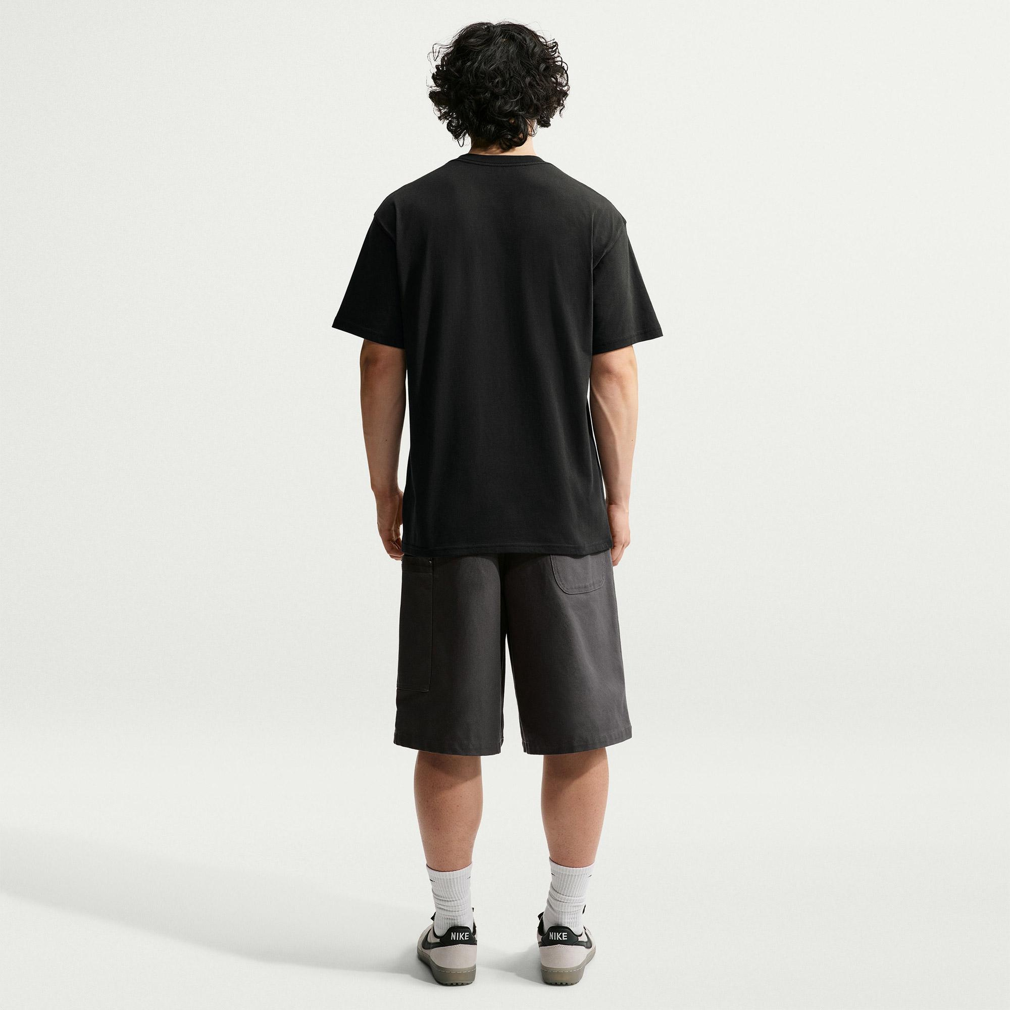 Nike Sportswear Loose Ball Erkek Siyah T-Shirt