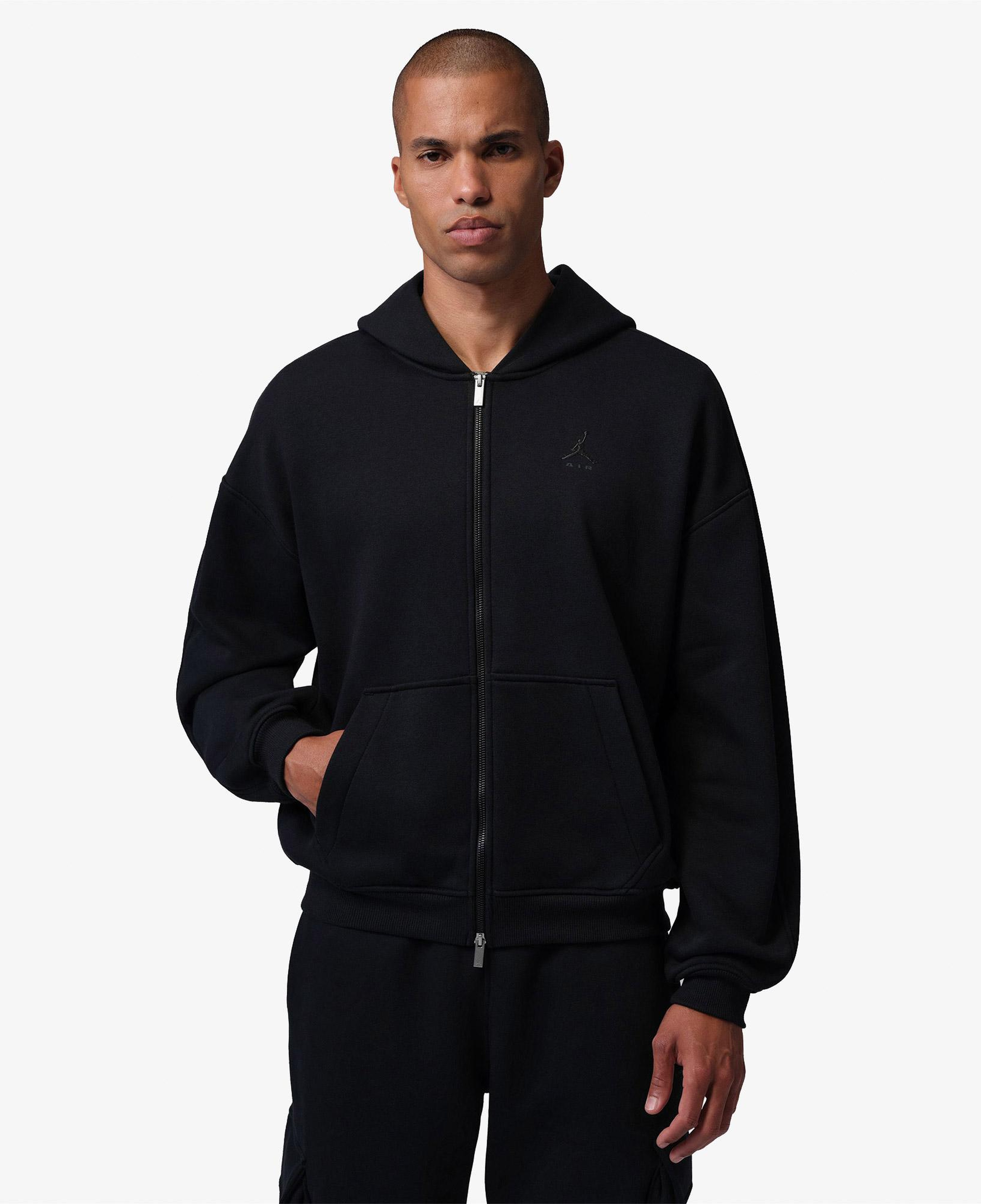 Jordan Brooklyn Fleece Oversize Erkek Siyah Eşofman Üstü