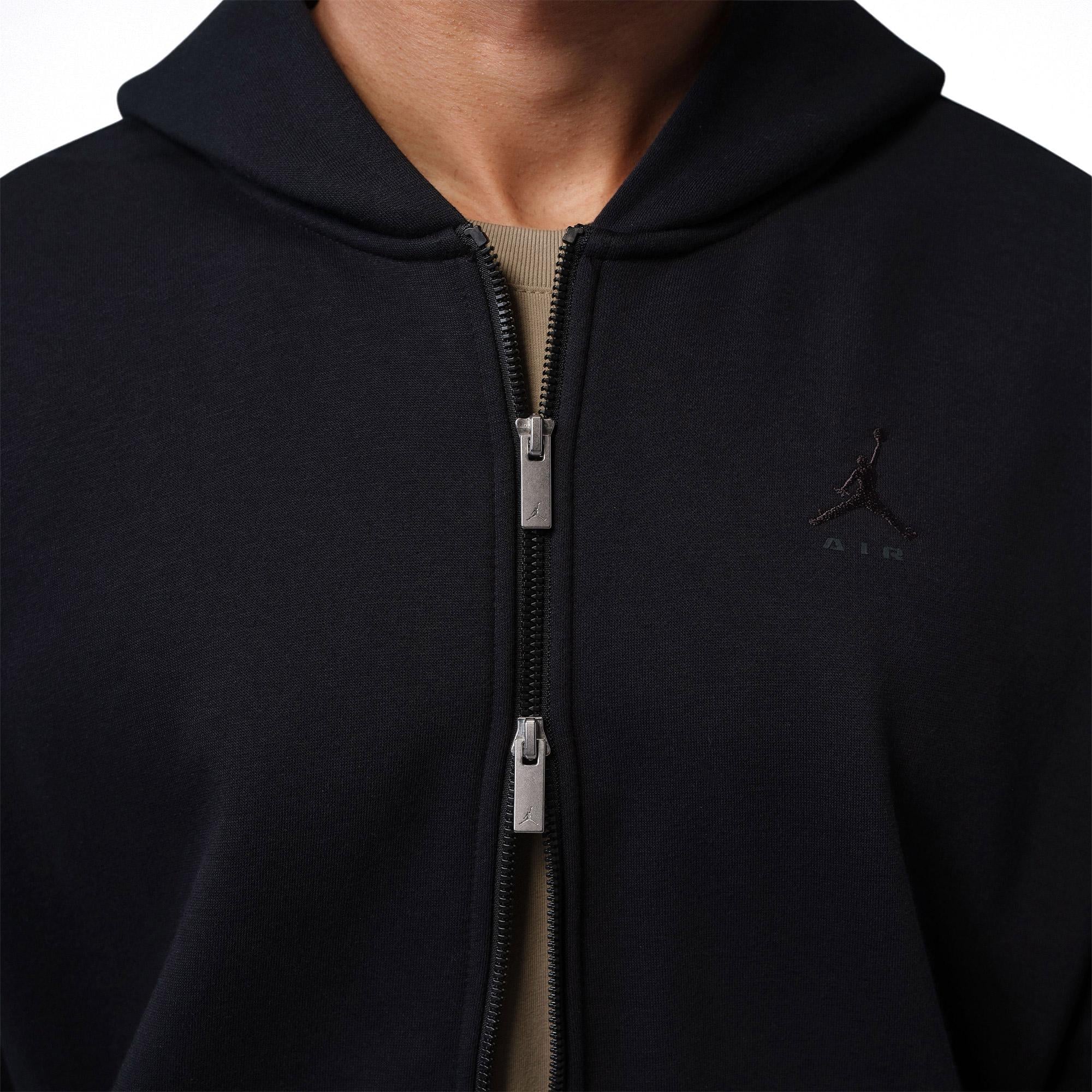 Jordan Brooklyn Fleece Oversize Erkek Siyah Eşofman Üstü