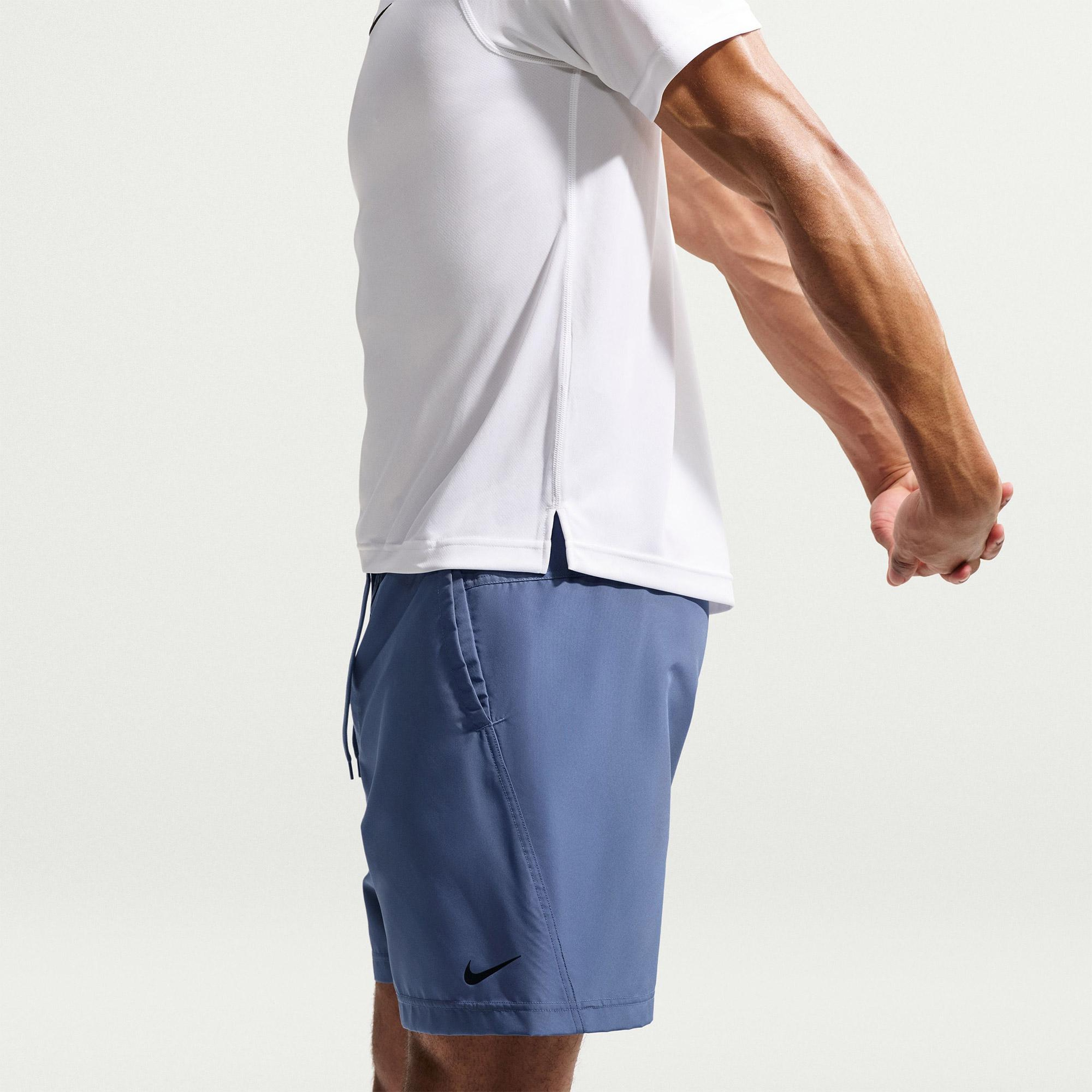 Nike Dri-Fit Form 18 cm Erkek Mavi Şort
