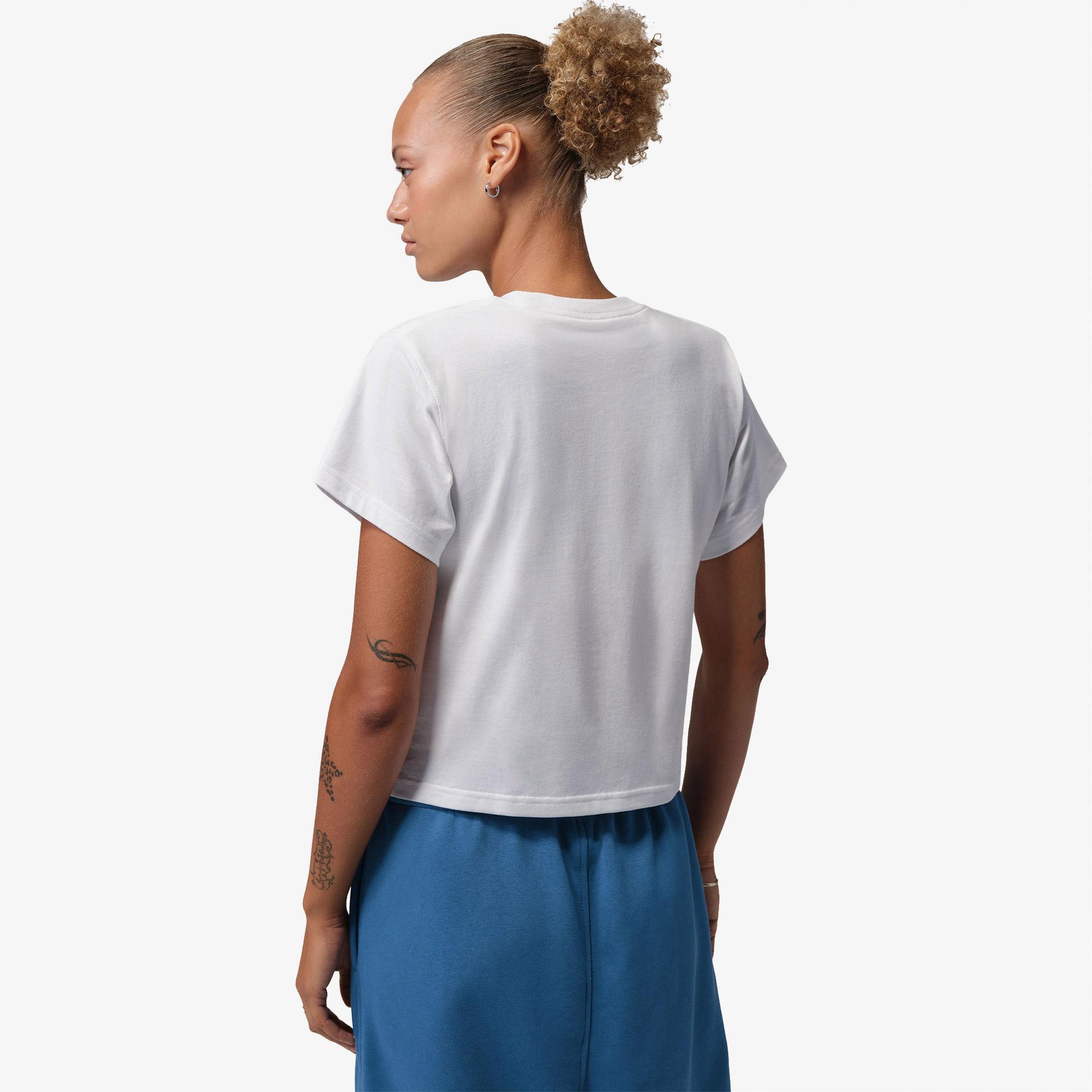 Jordan GFX Kadın Beyaz T-Shirt