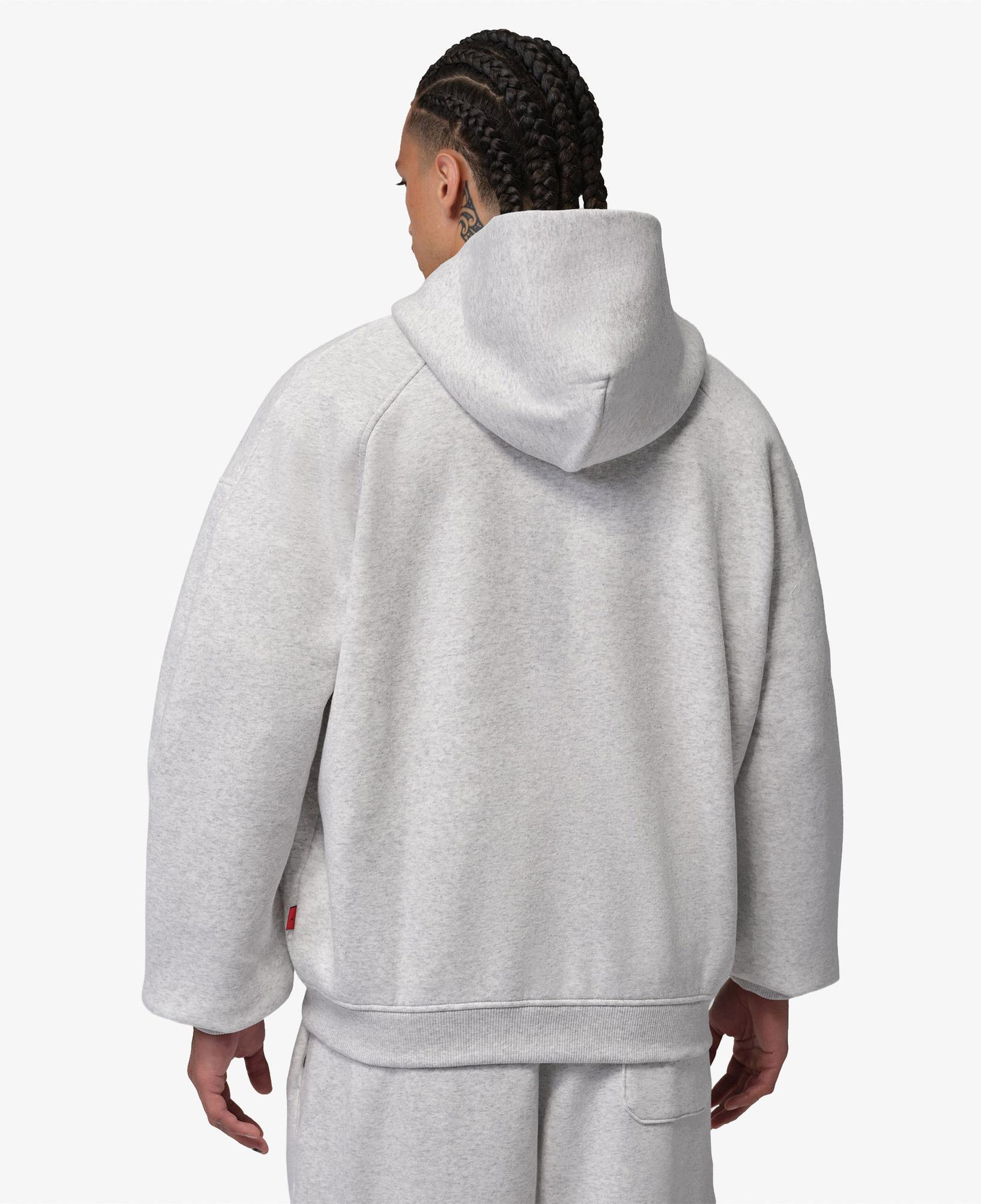 Jordan Brooklyn Fleece Oversize Erkek Gri Eşofman Üstü