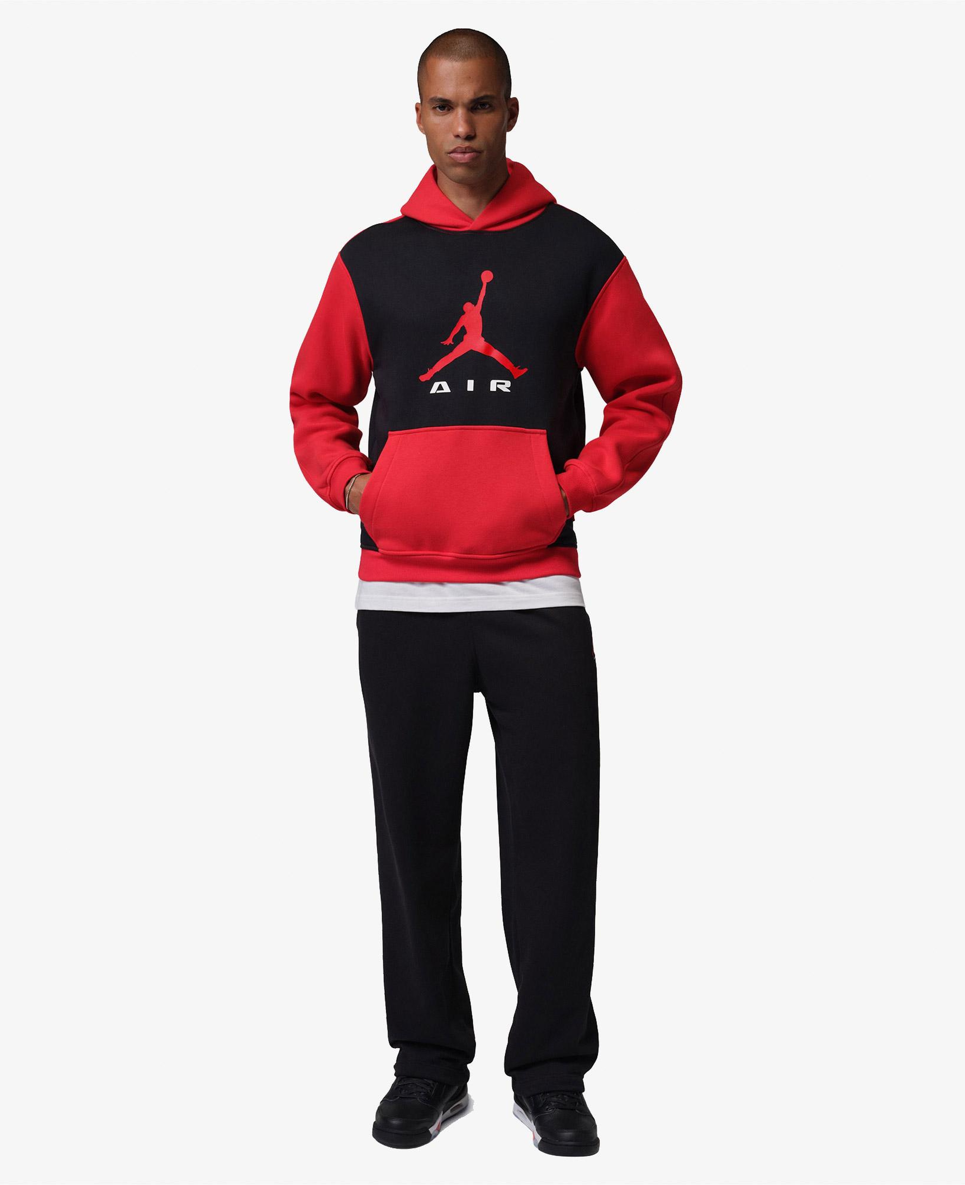 Jordan Brooklyn Fleece Pullover Erkek Kırmızı Hoodie