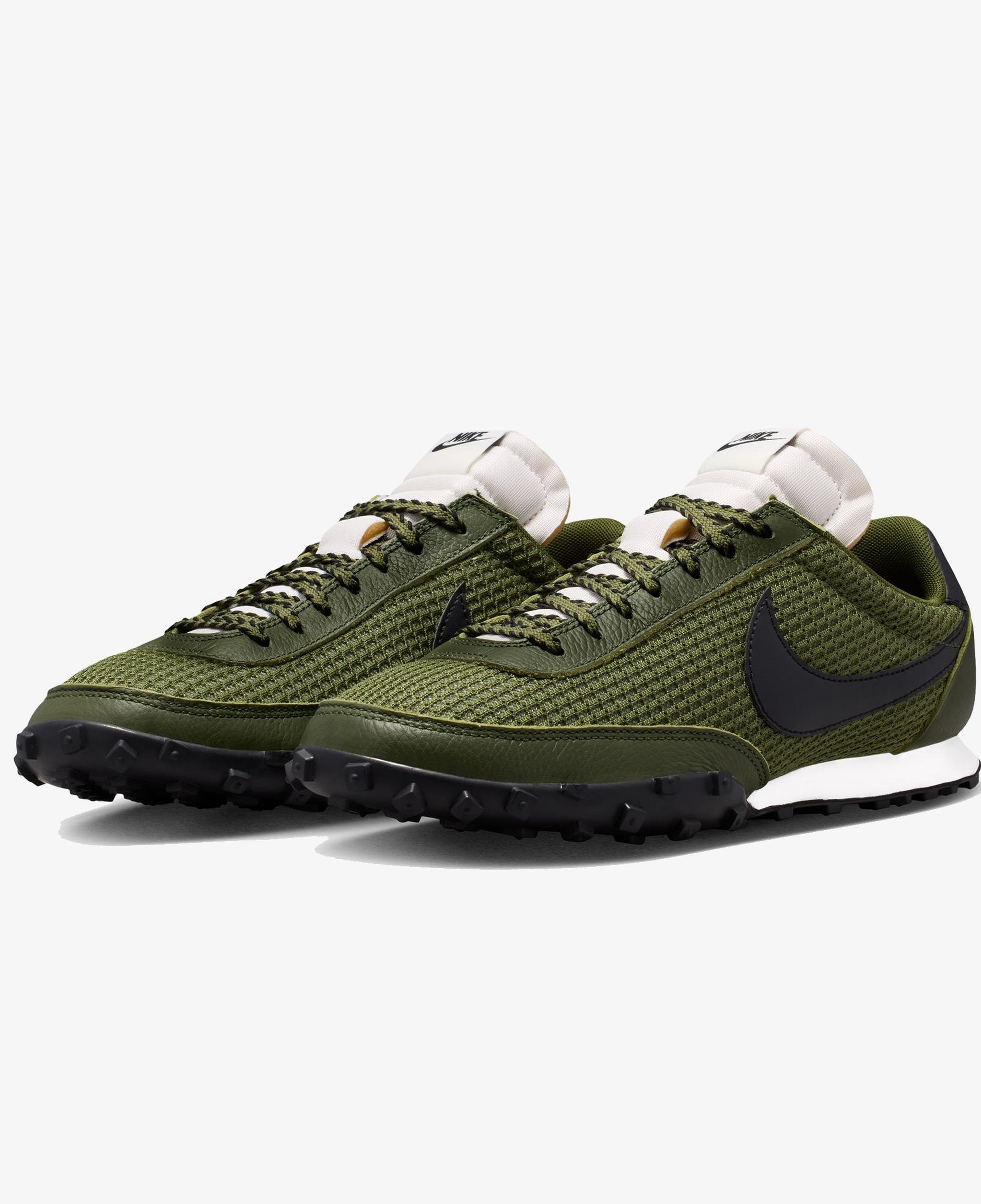 Nike Waffle Racer SE Erkek Yeşil Spor Ayakkabı