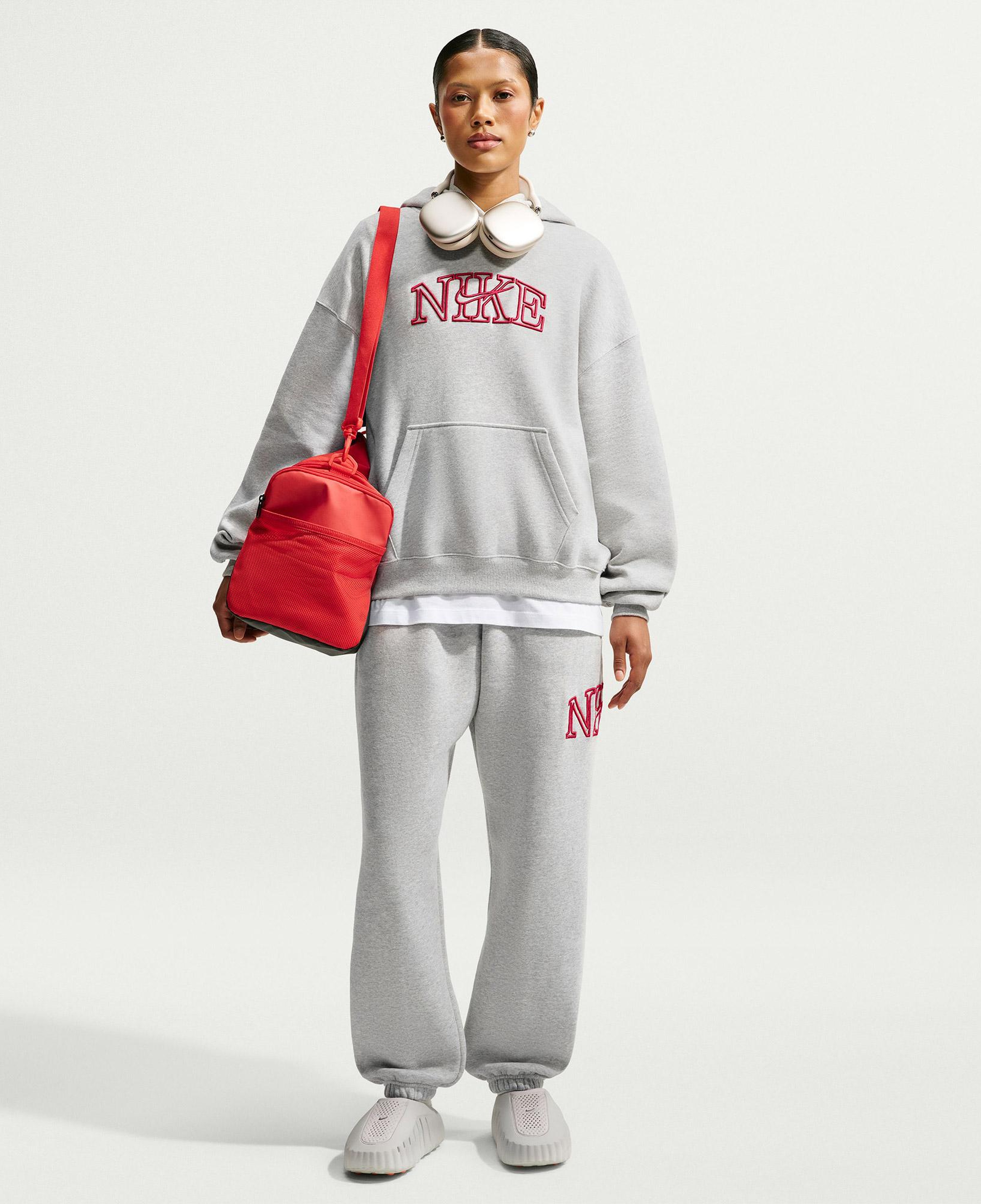 Nike Studio Fleece Kadın Gri Eşofman Altı