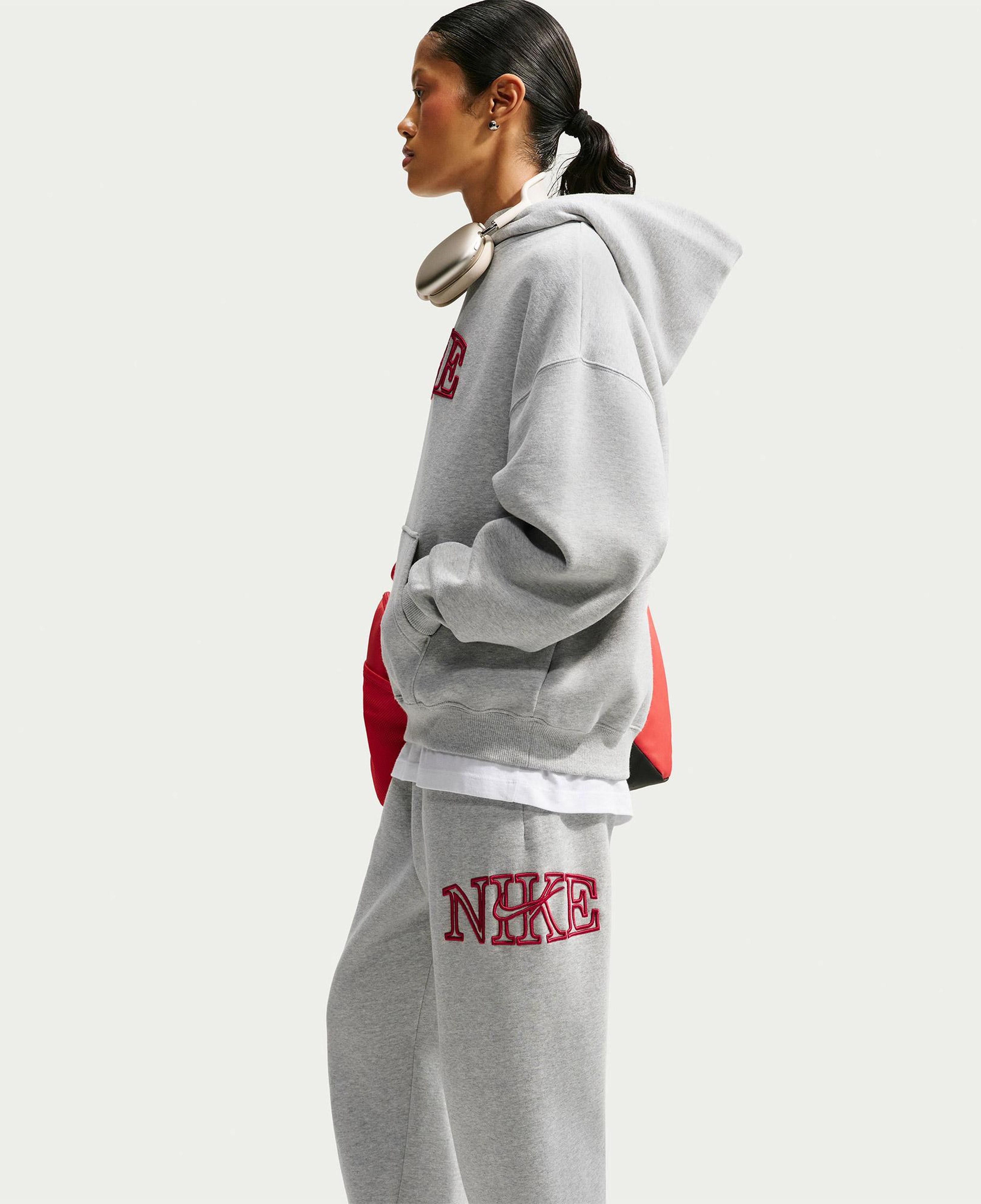 Nike Studio Fleece Kadın Gri Eşofman Altı