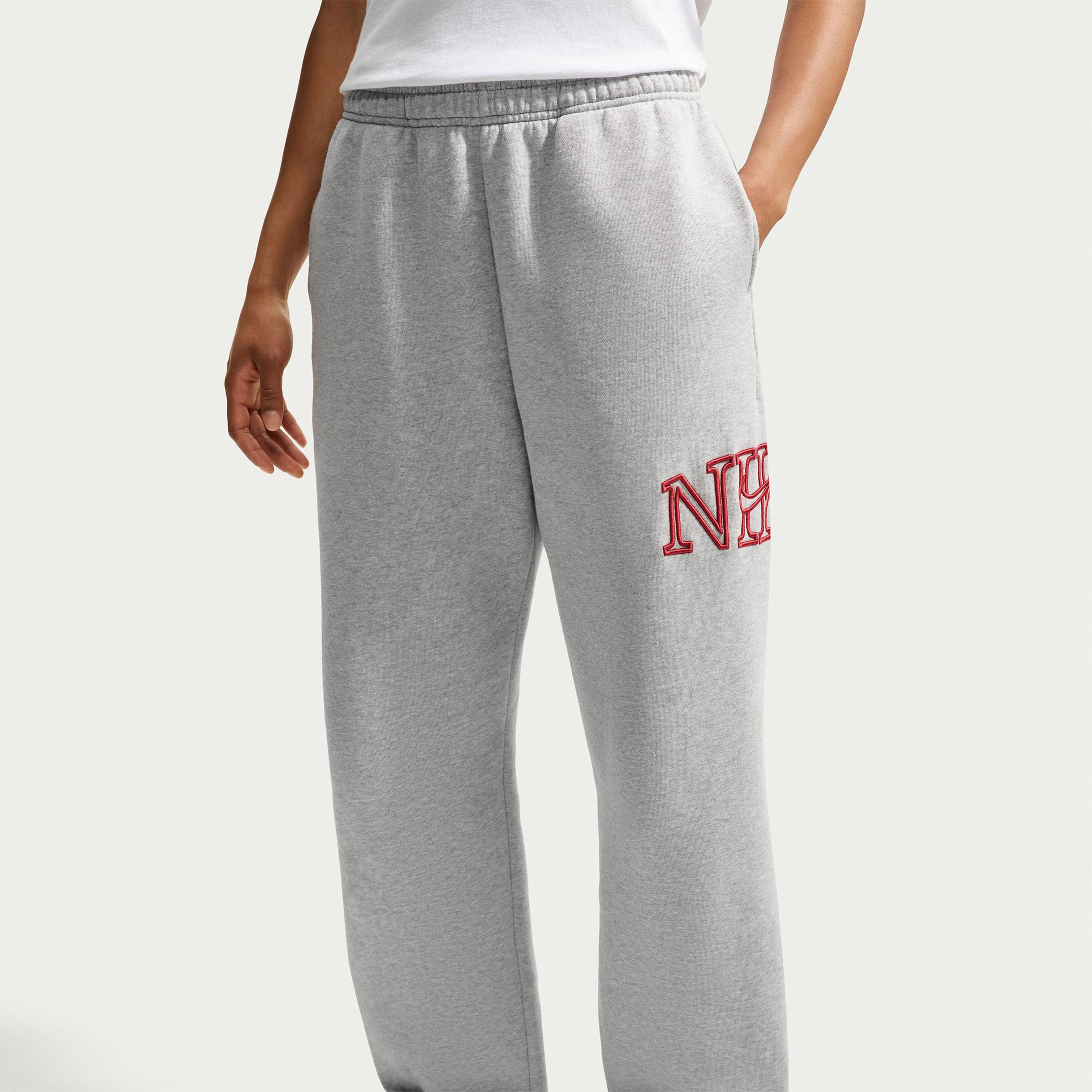 Nike Studio Fleece Kadın Gri Eşofman Altı