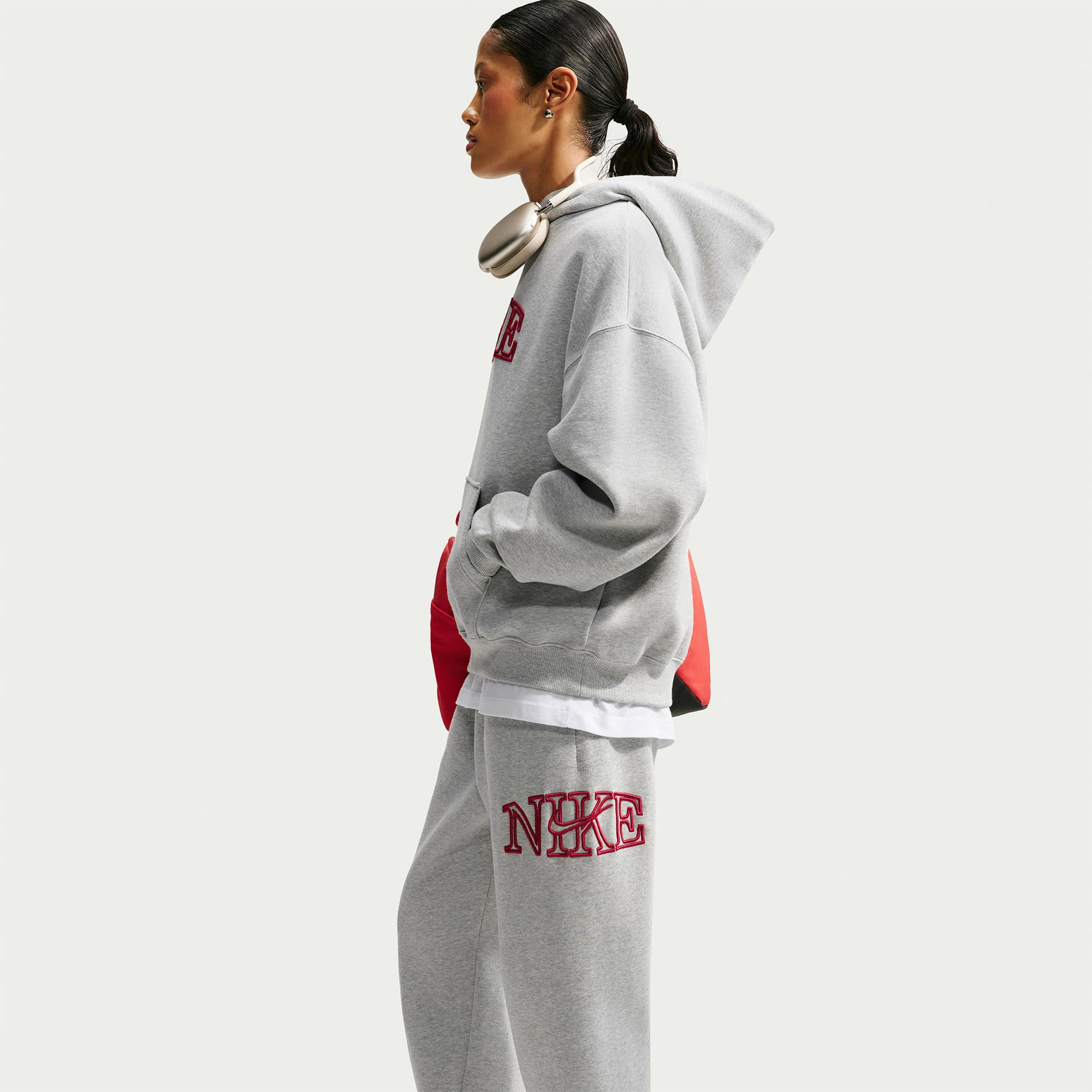 Nike Studio Fleece Kadın Gri Eşofman Altı