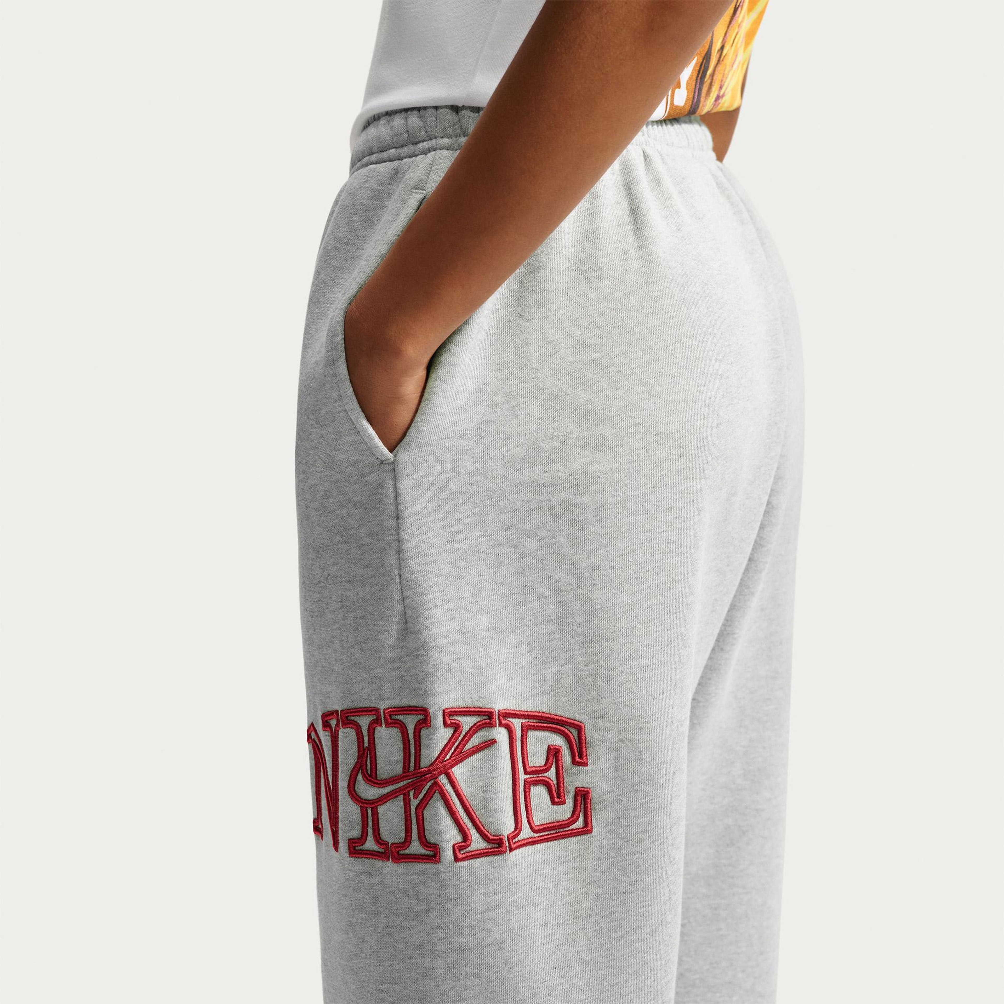Nike Studio Fleece Kadın Gri Eşofman Altı