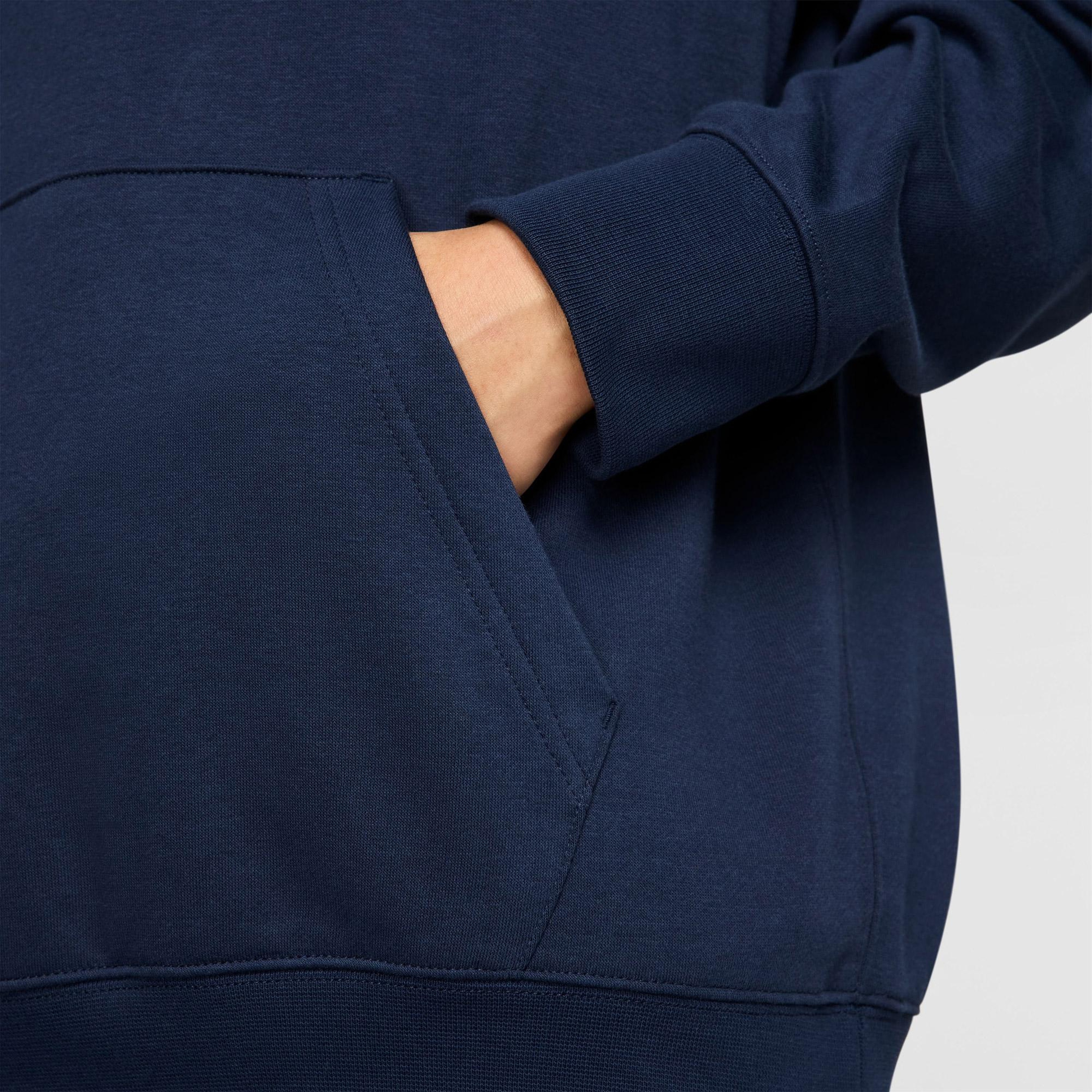 Nike Club Pullover Fleeece Erkek Lacivert Hoodie