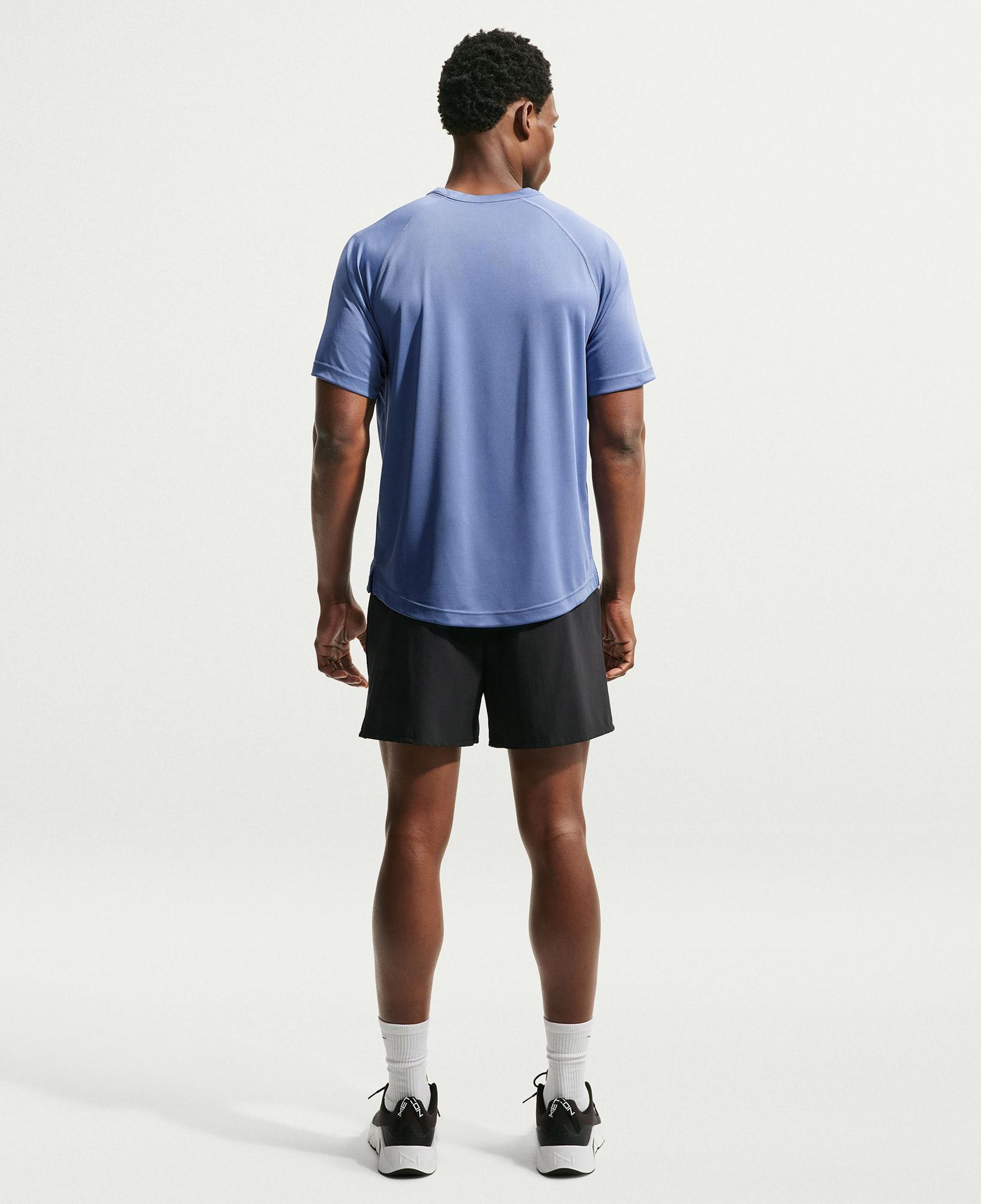 Nike Dri-Fit Flex Erkek Mavi T-Shirt