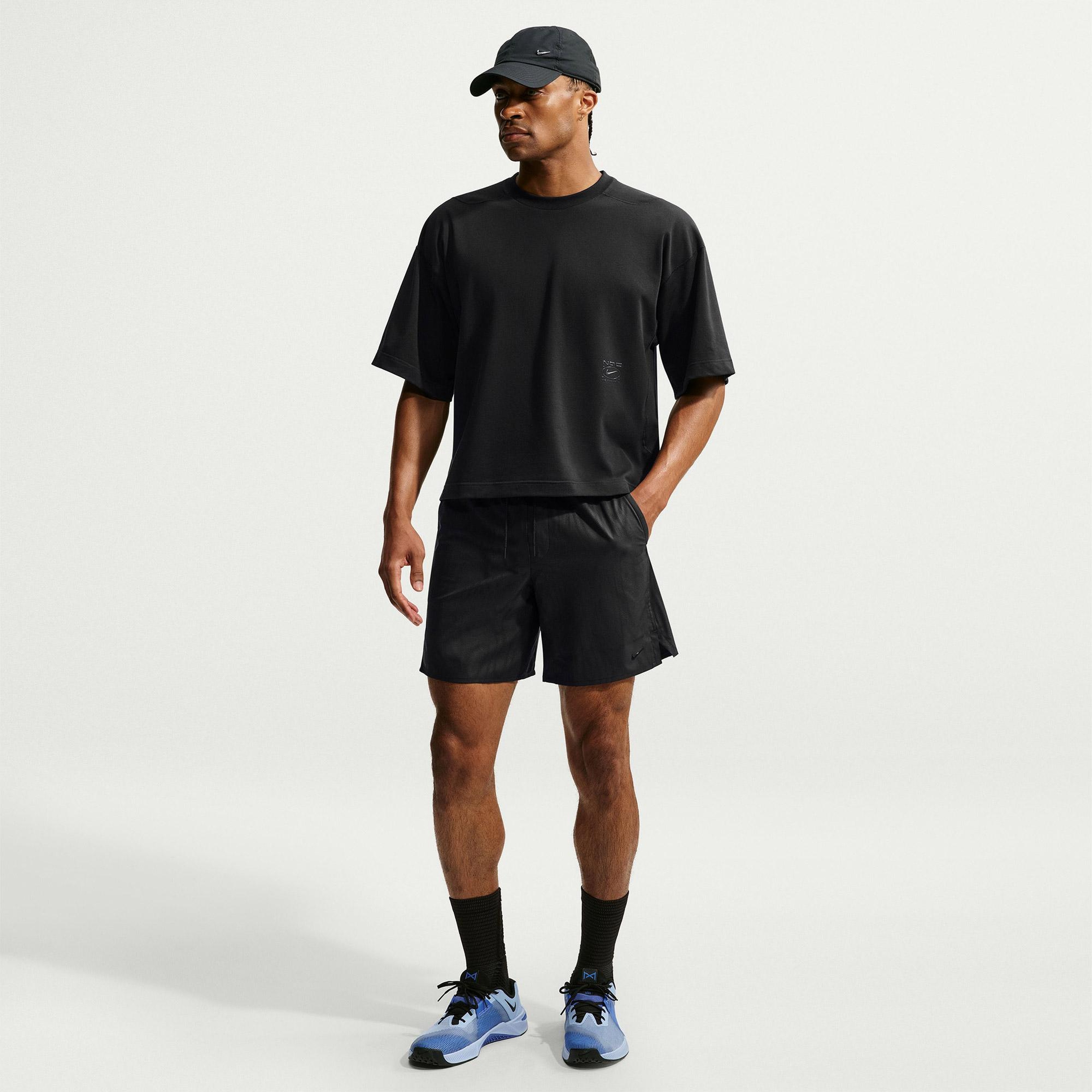 Nike Dri-Fit N.A.C. Unlimited 18 cm Erkek Siyah Şort