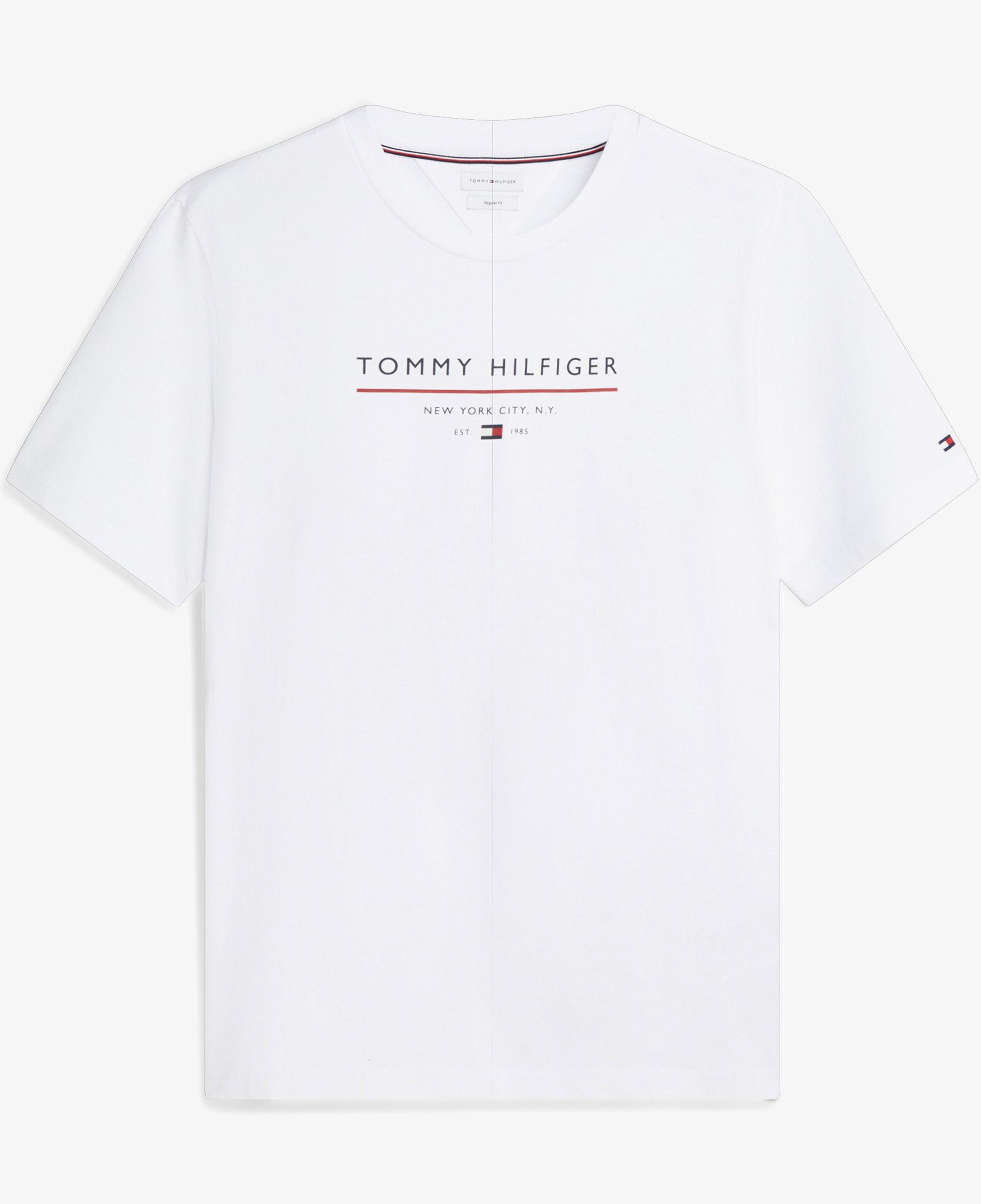 Tommy Hilfiger Brand Love New Erkek Beyaz T-Shirt