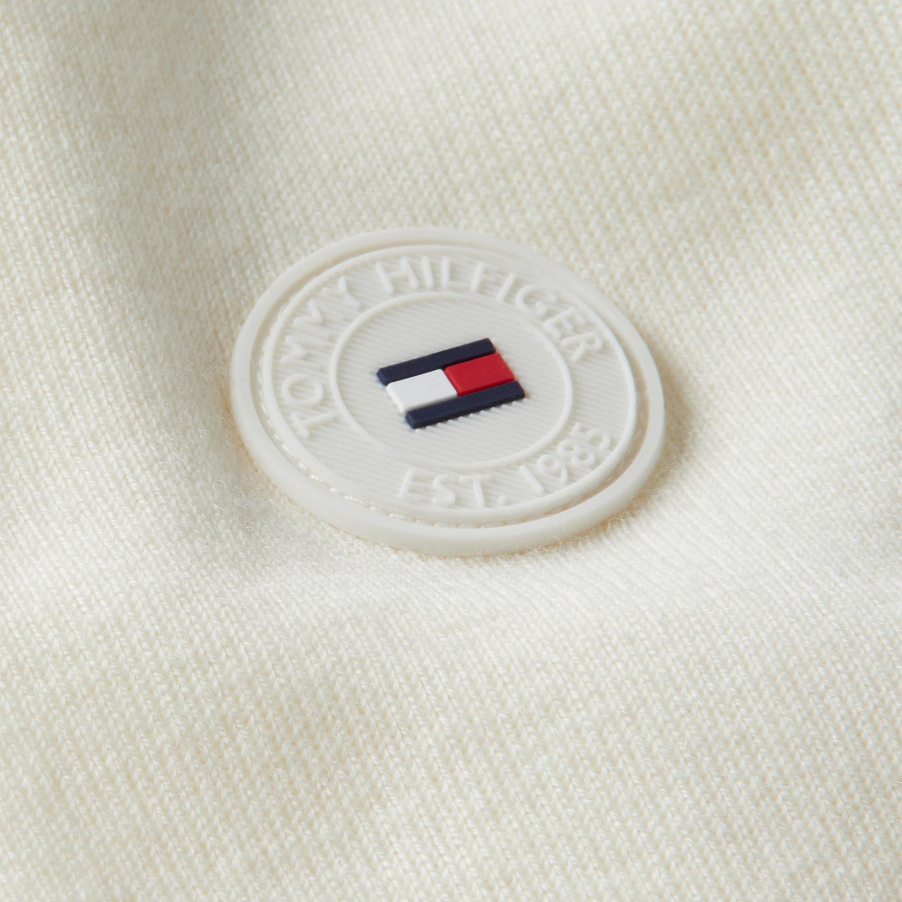 Tommy Hilfiger Down Knit Mix Kadın Beyaz Mont