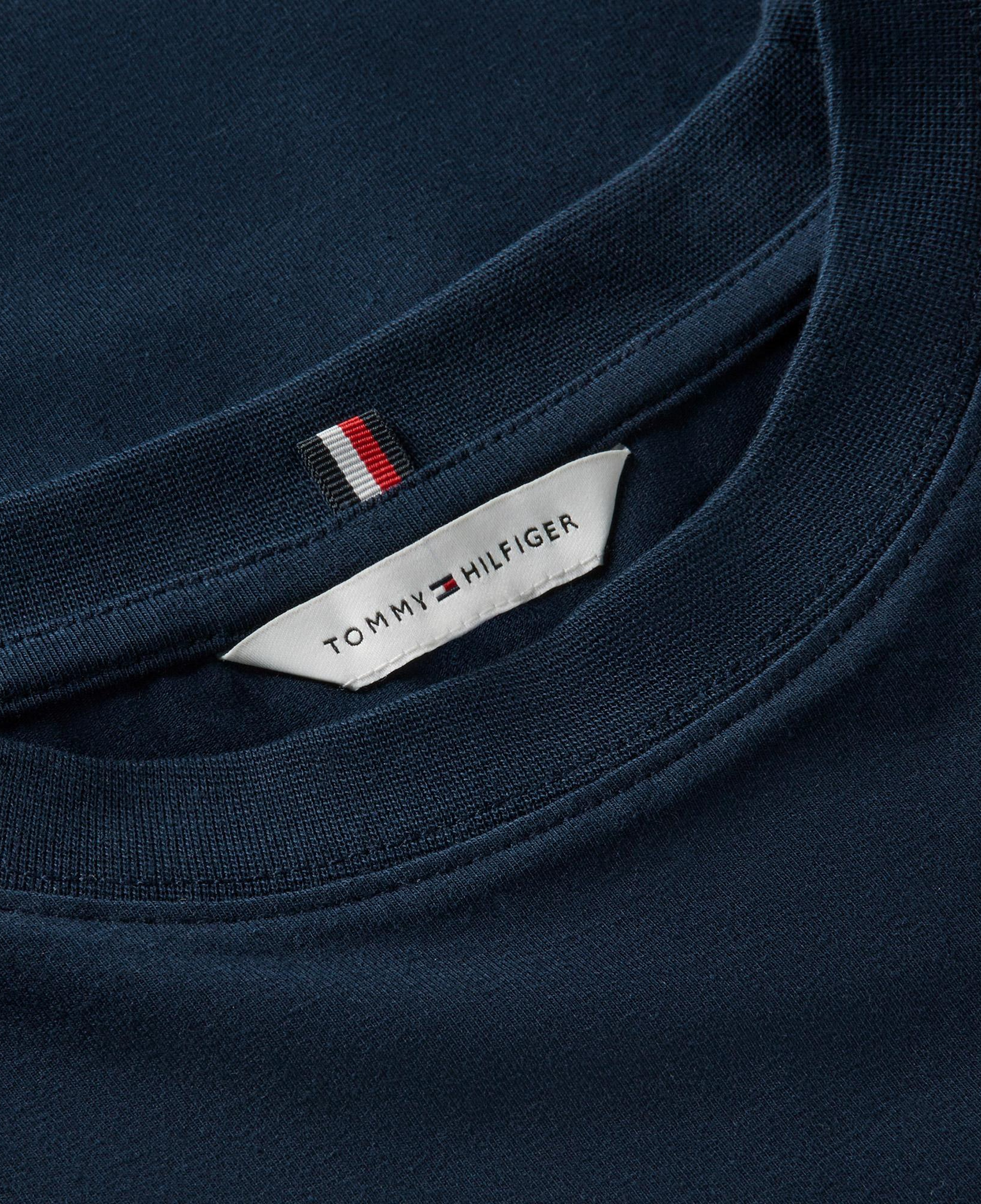 Tommy Hilfiger Script Kadın Mavi T-Shirt