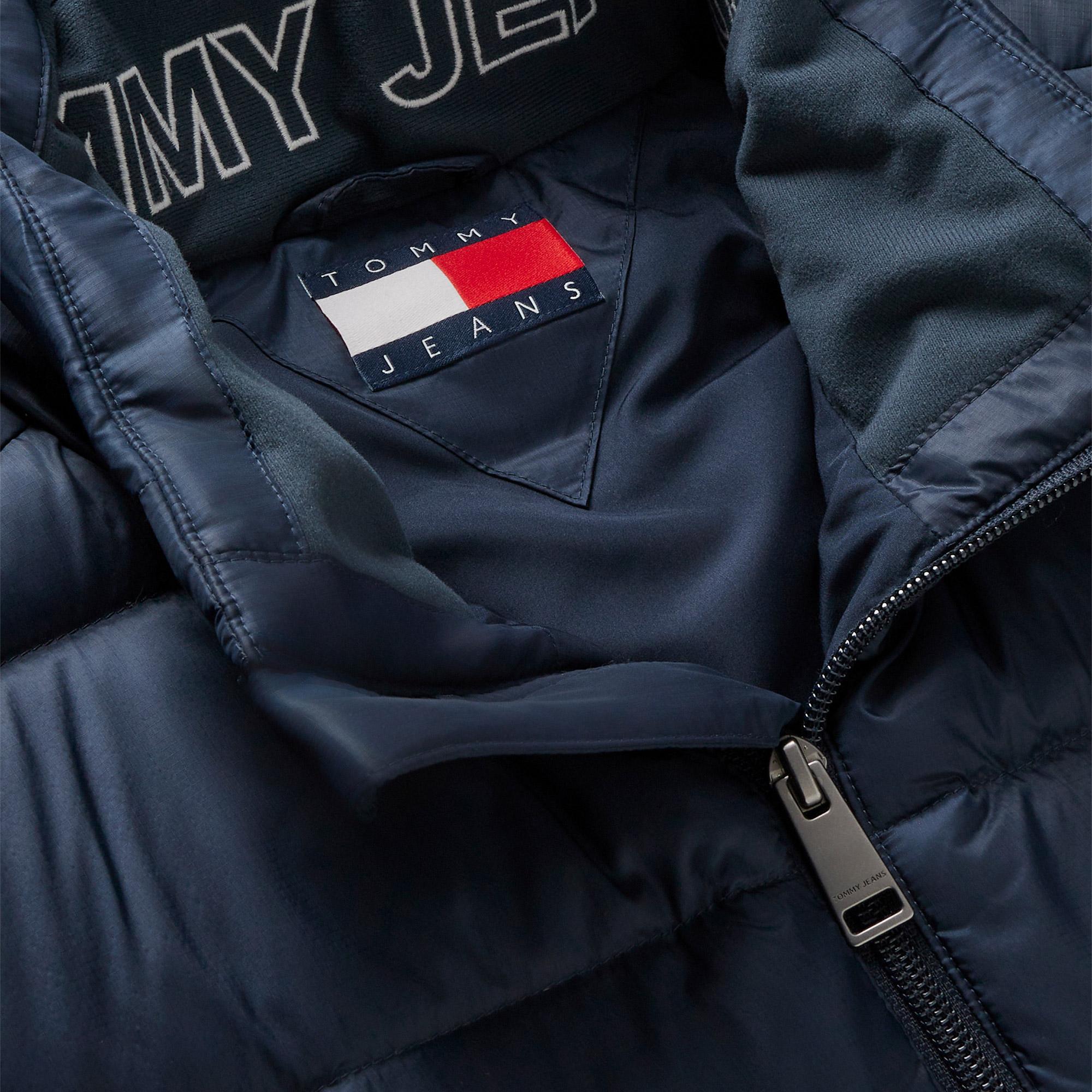 Tommy Hilfiger Light Down Packable Erkek Mavi Yelek