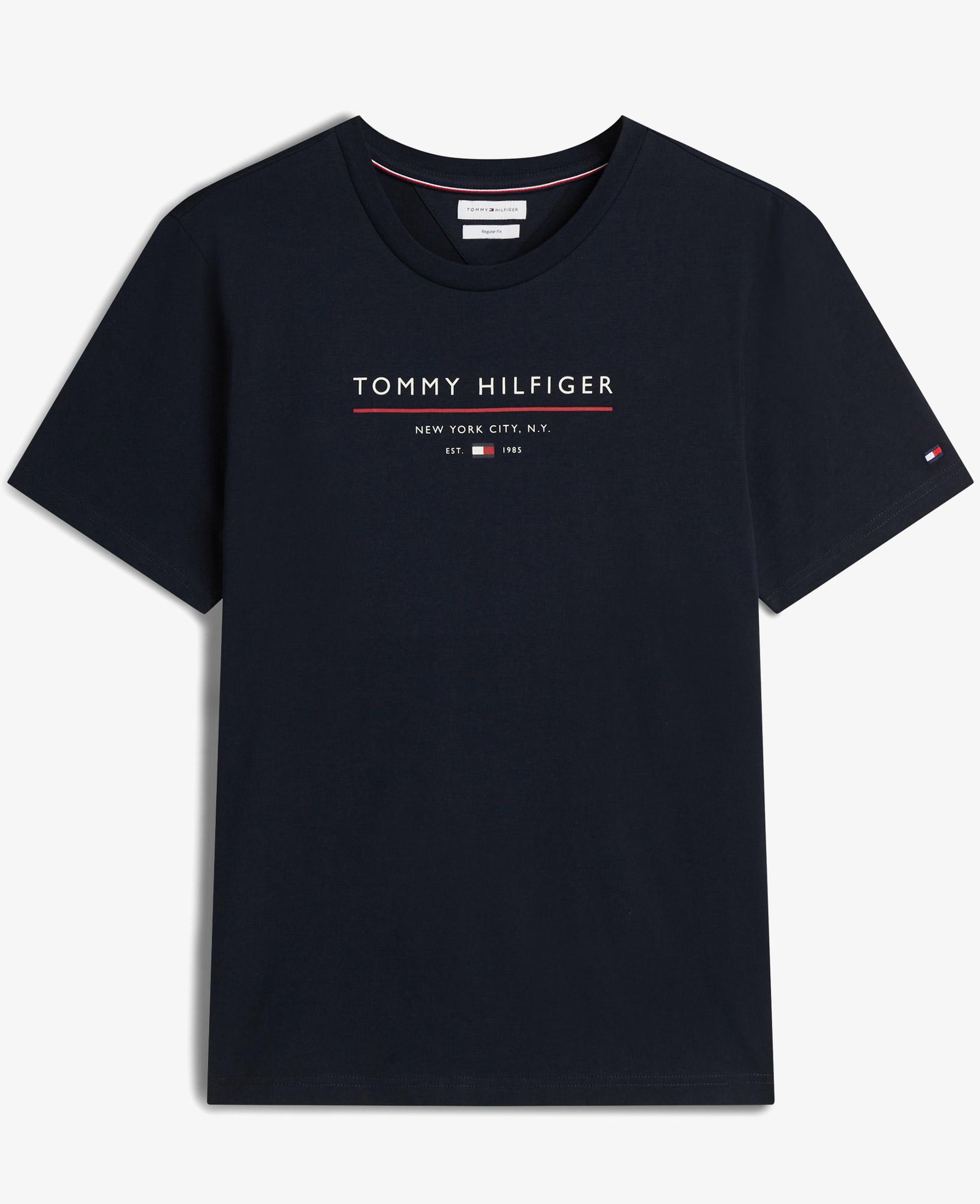Tommy Hilfiger Brand Love New Erkek Mavi T-Shirt