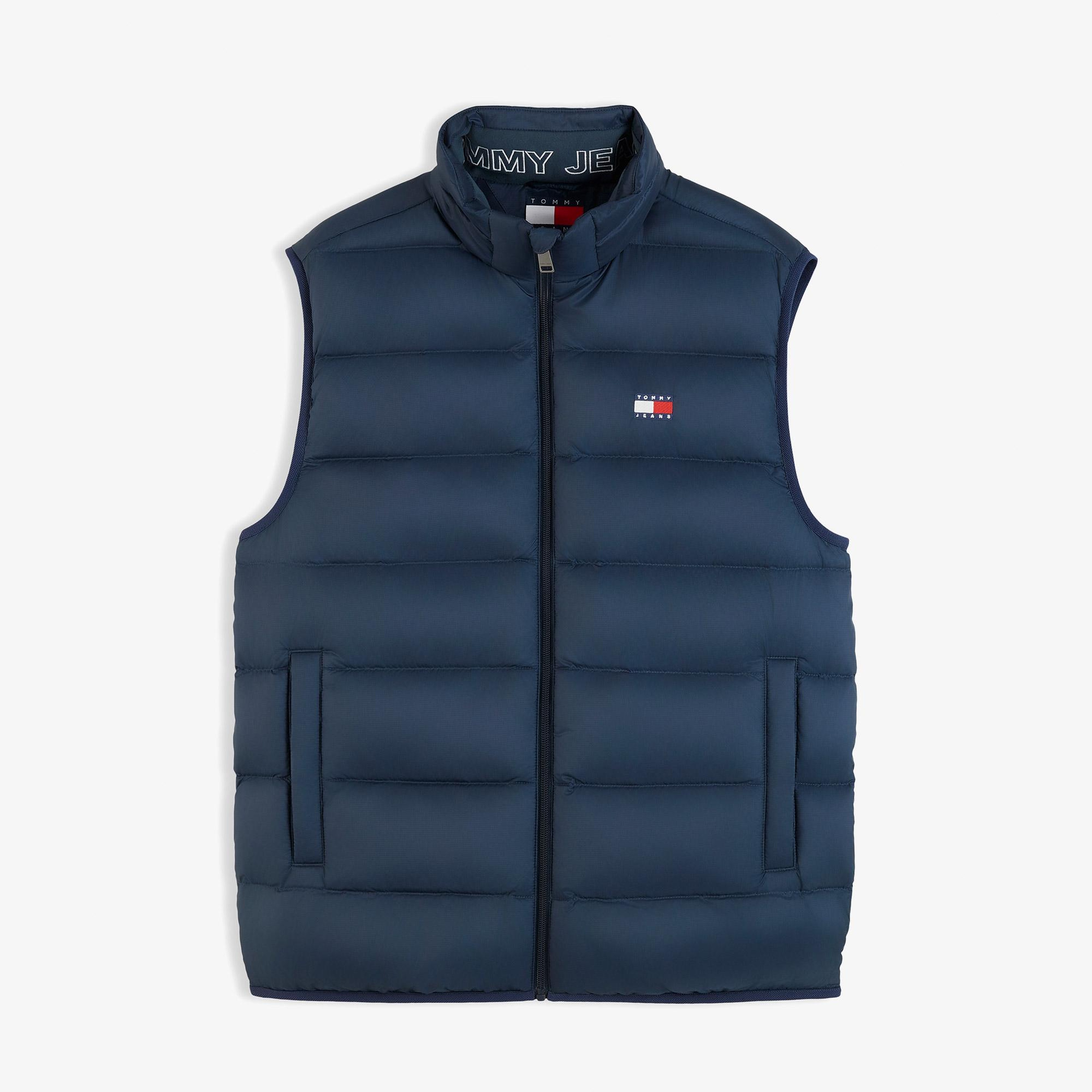 Tommy Hilfiger Light Down Packable Erkek Mavi Yelek