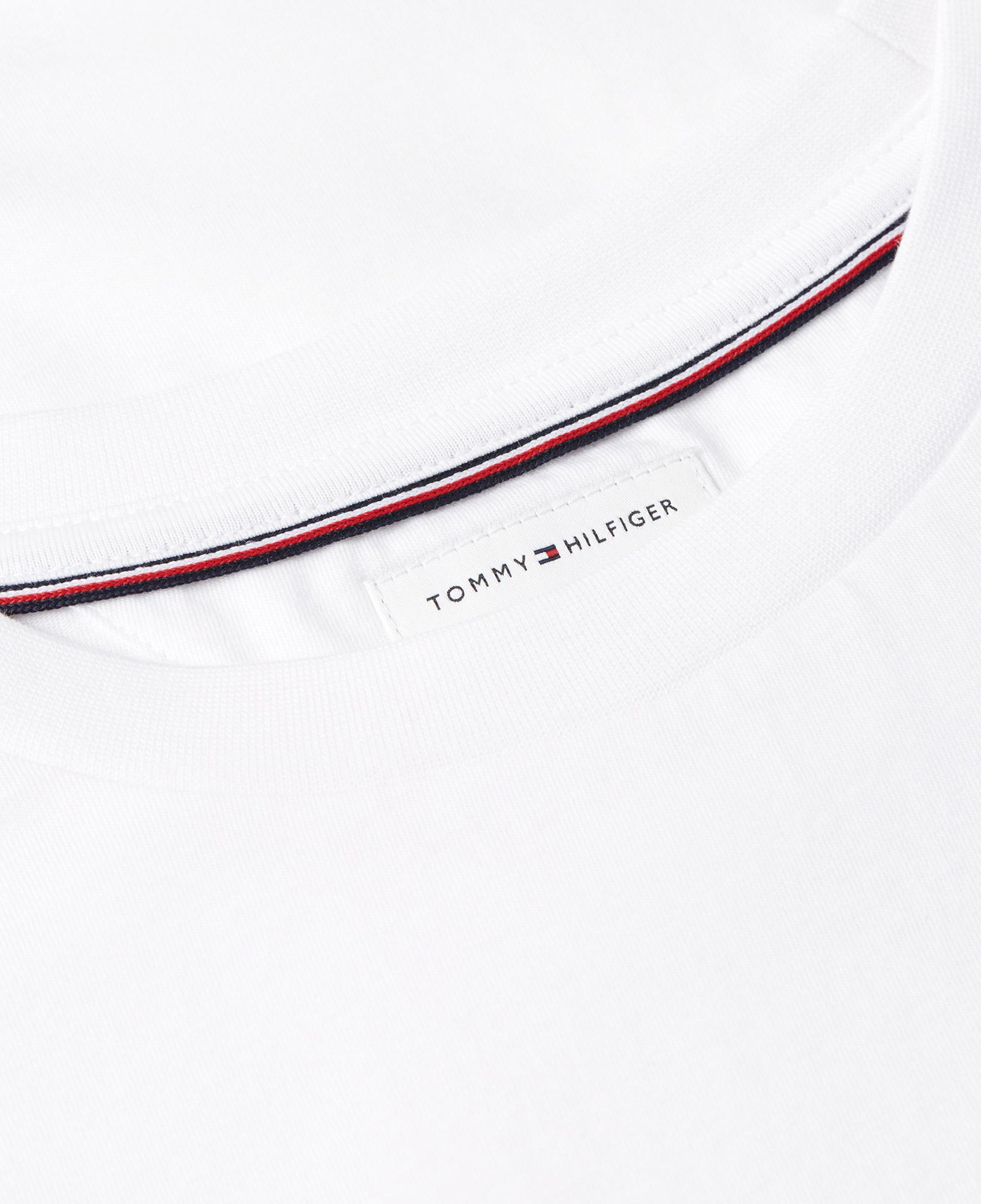 Tommy Hilfiger Script Stack Regular Erkek Beyaz T-Shirt