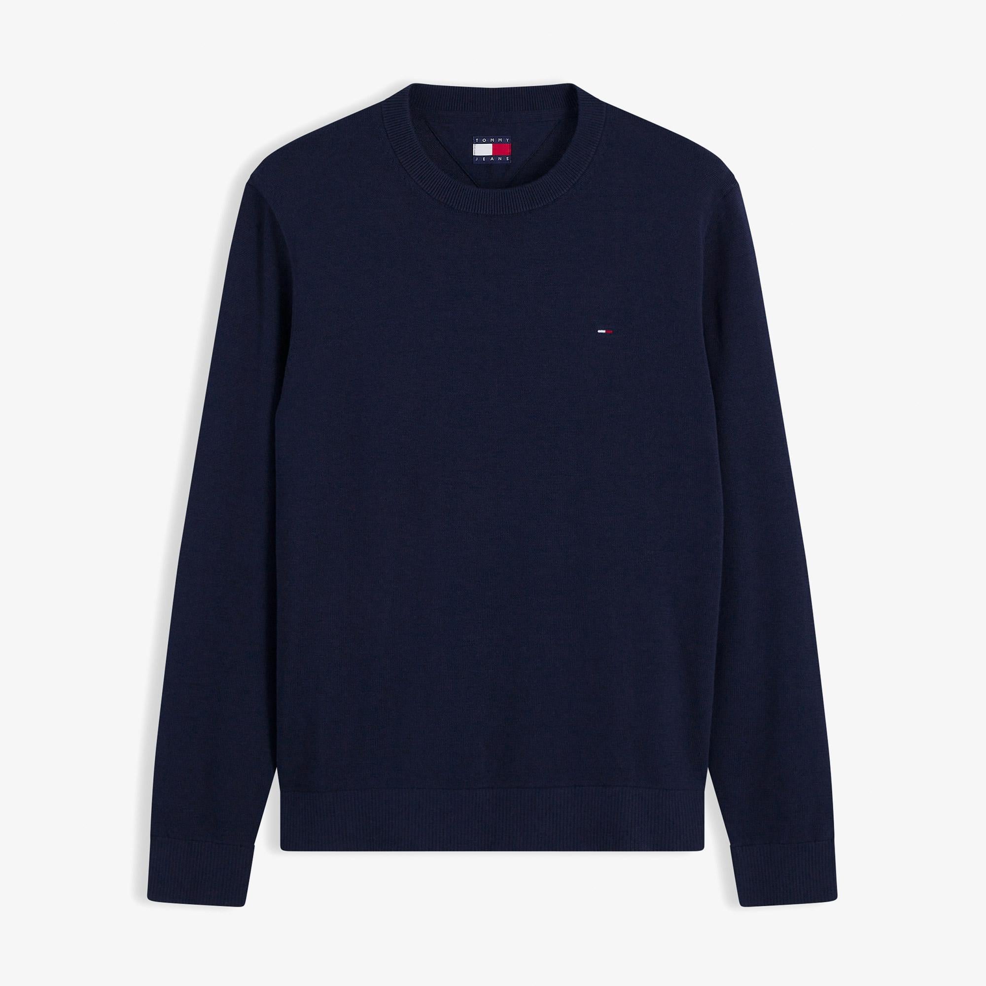 Tommy Hilfiger Slim Essential Light Erkek Mavi Triko