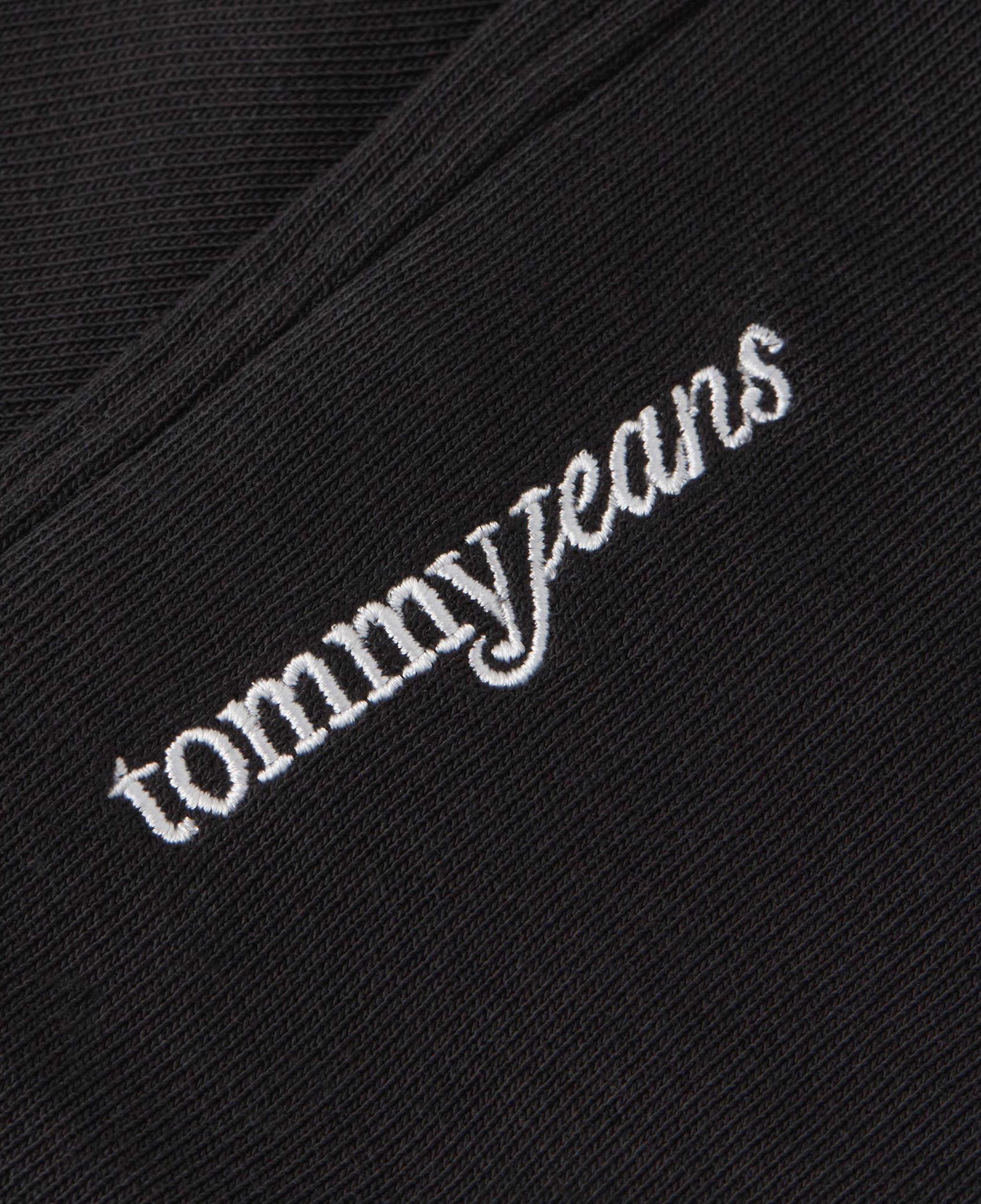 Tommy Hilfiger Wide Leg Kadın Siyah Eşofman Altı
