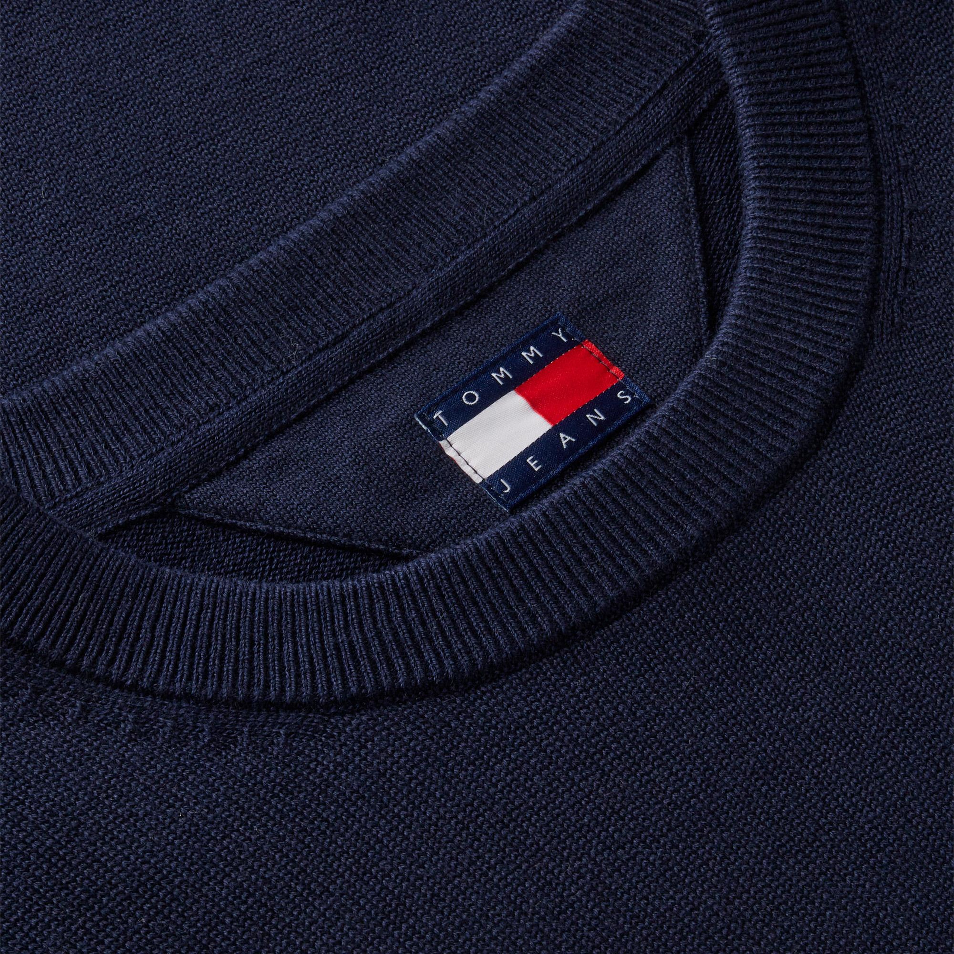 Tommy Hilfiger Slim Essential Light Erkek Mavi Triko