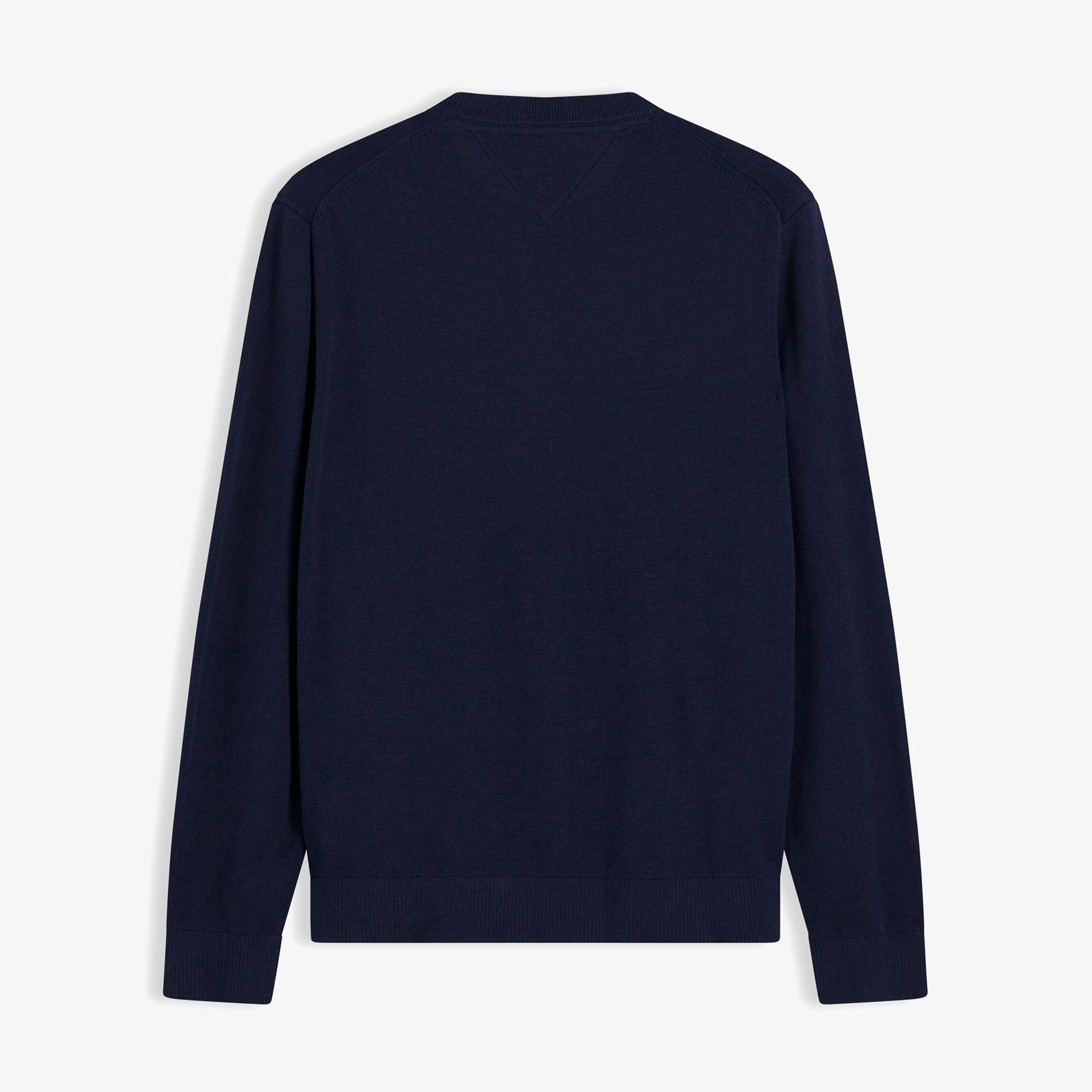 Tommy Hilfiger Slim Essential Light Erkek Mavi Triko