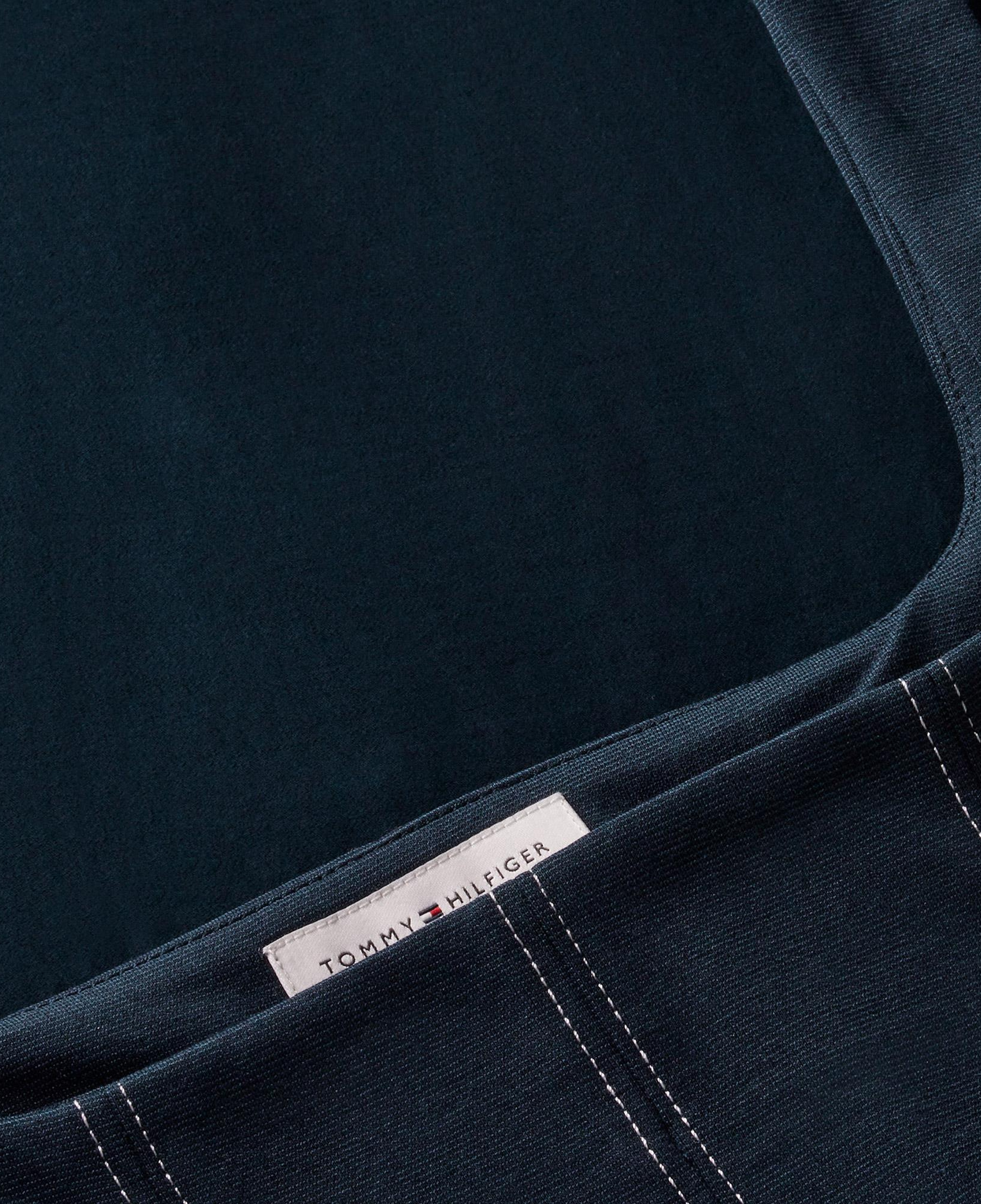 Tommy Hilfiger Contrast Stitch Kadın Mavi Elbise