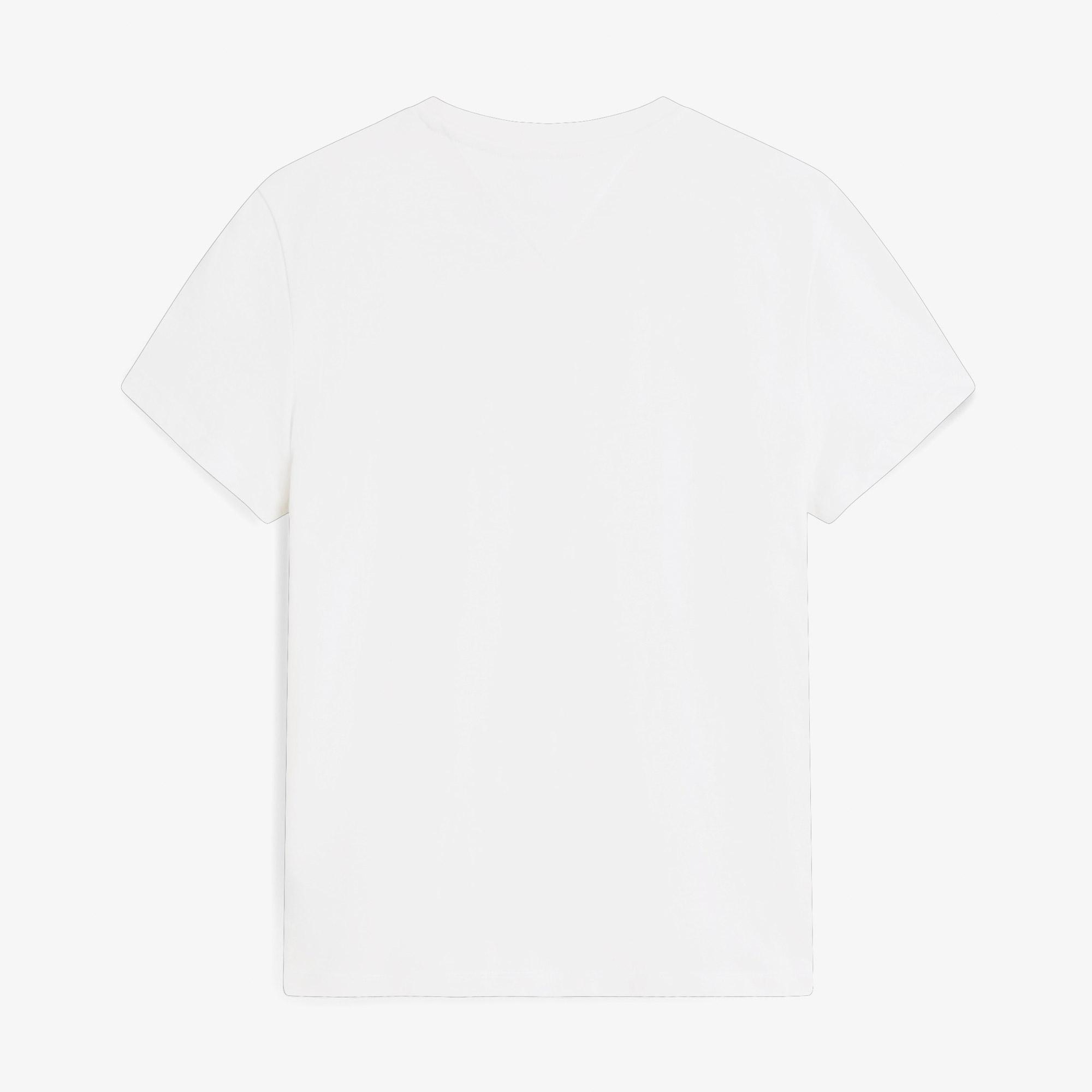 Tommy Hilfiger Linear Kadın Beyaz T-Shirt