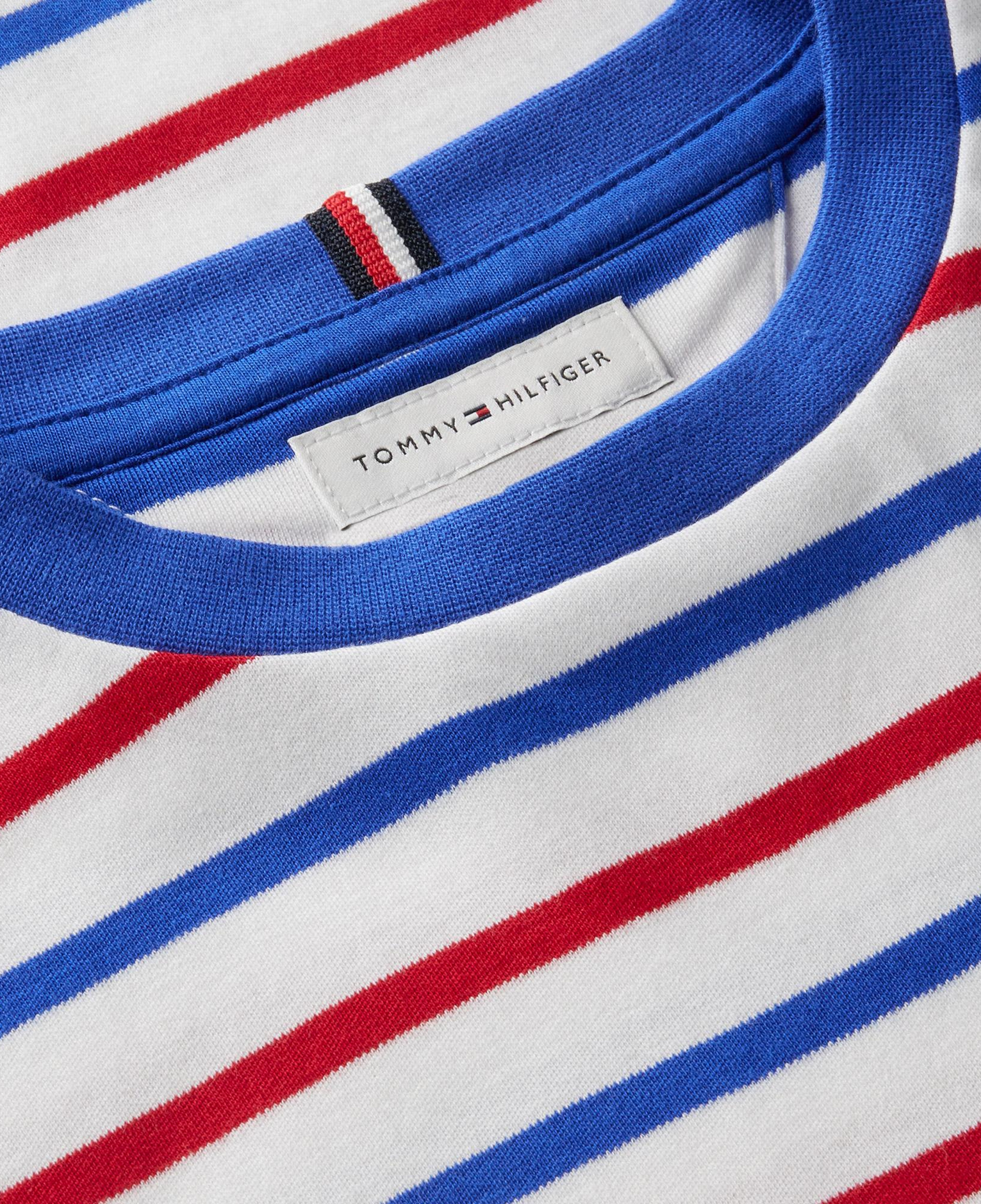 Tommy Hilfiger Stripe Çocuk Kırmızı T-Shirt