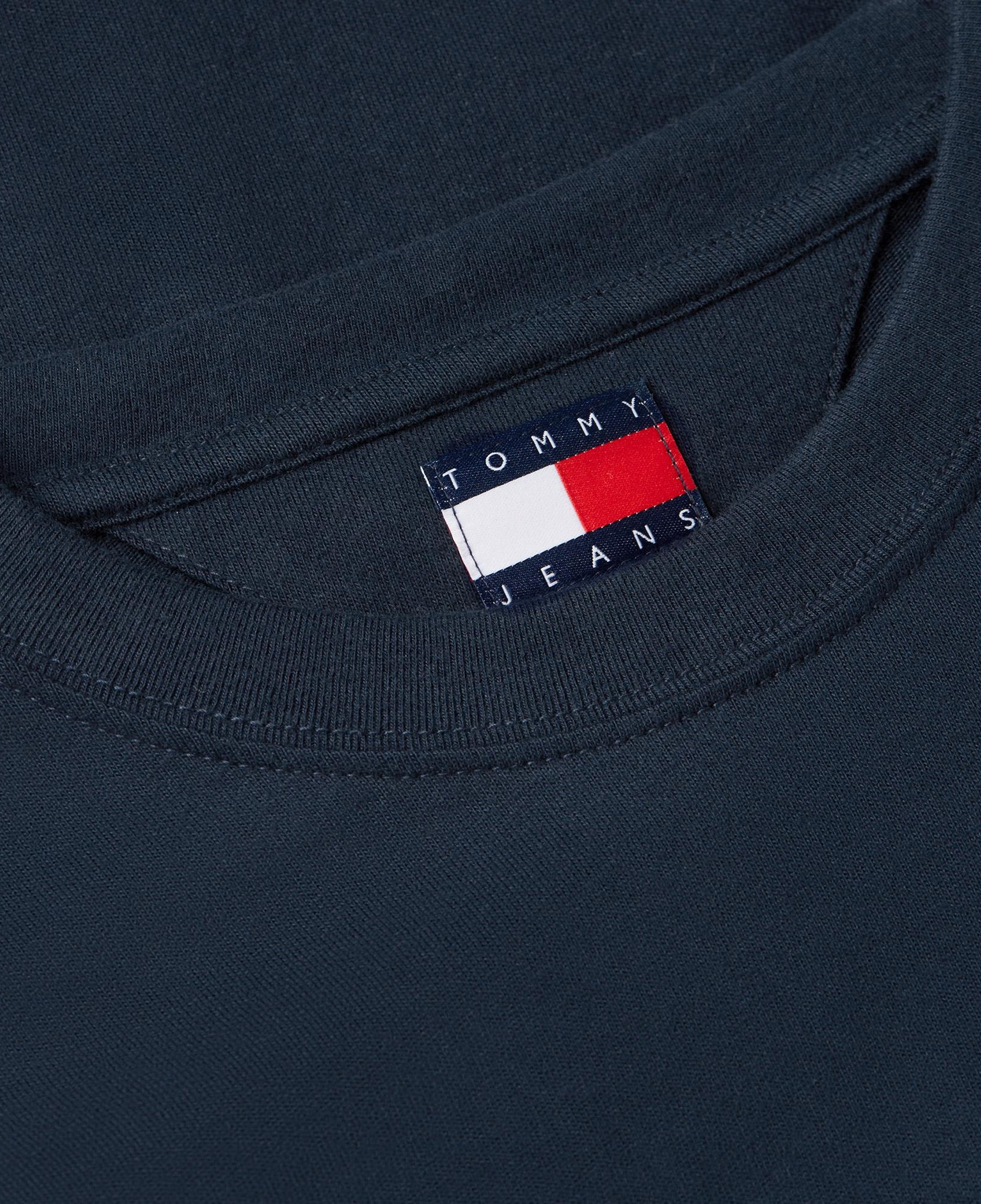 Tommy Hilfiger Sign Flag Erkek Mavi T-Shirt