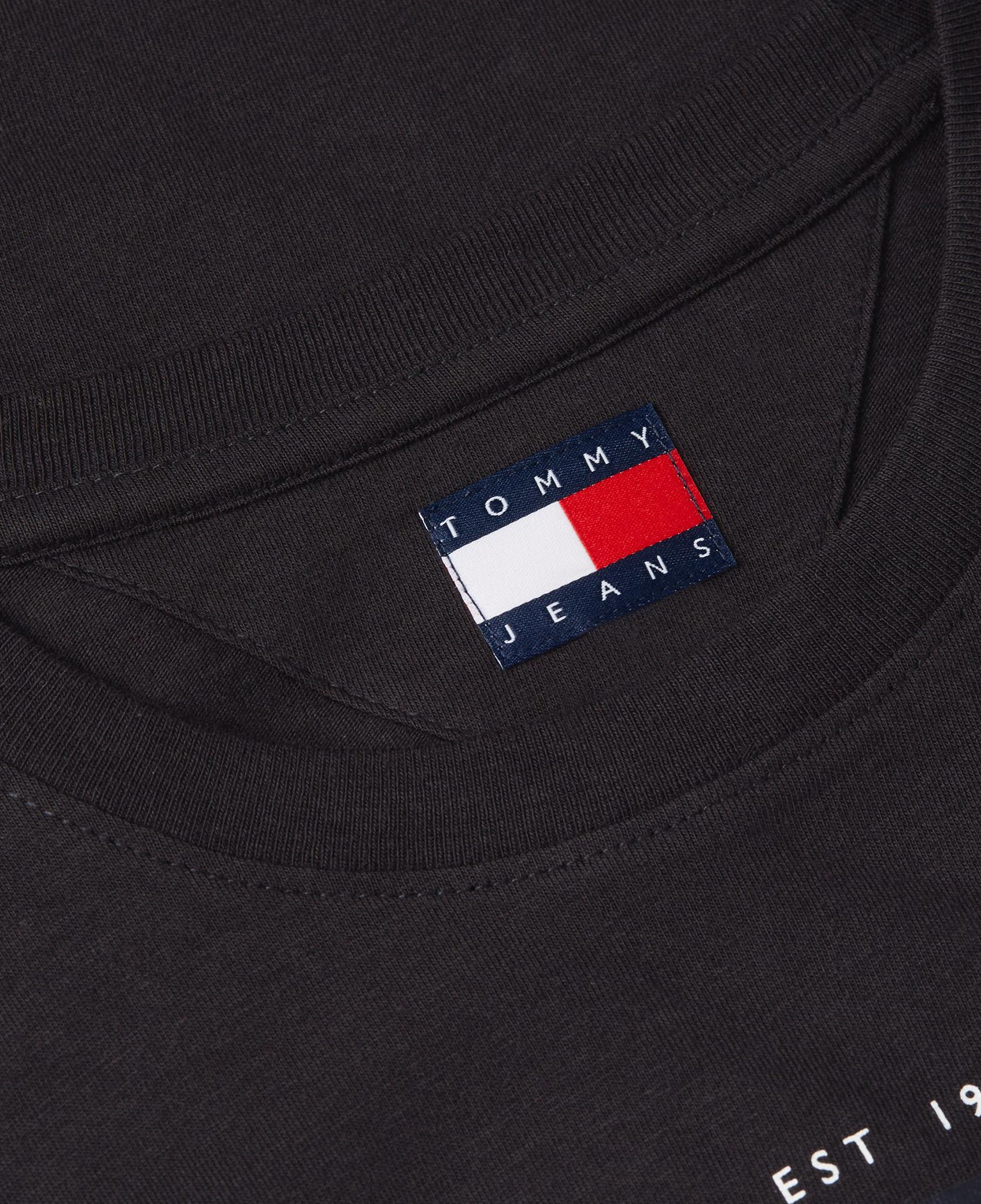 Tommy Hilfiger Linear Kadın Siyah T-Shirt